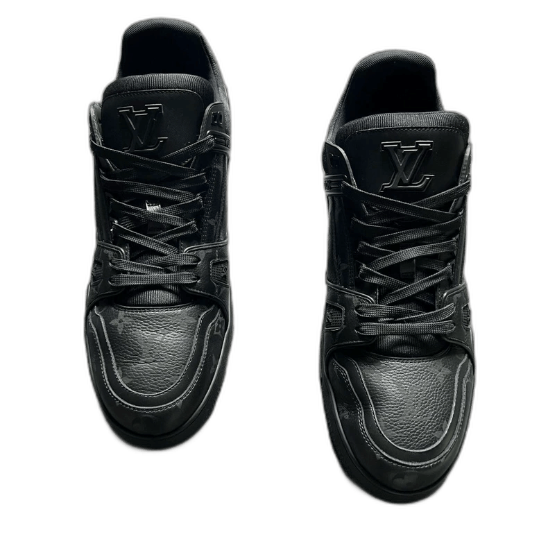 Louis Vuitton louis vuitton lv trainer black sneakers size 11 Size US 11 / EU 44 - 1 Thumbnail