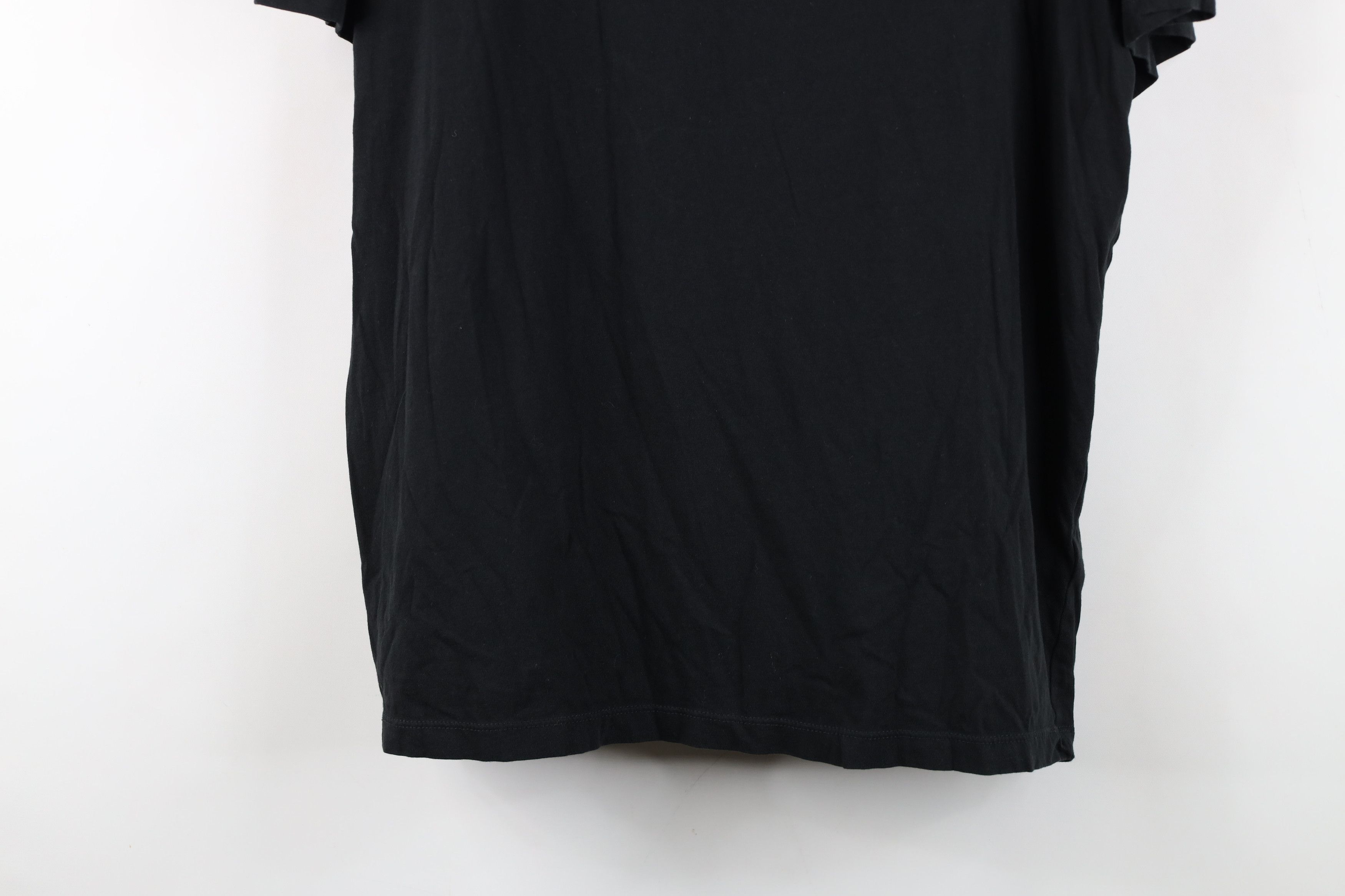 J.Crew J Crew Blank Cotton Knit Short Sleeve V-Neck T-Shirt Black Size US L / EU 52-54 / 3 - 3 Thumbnail