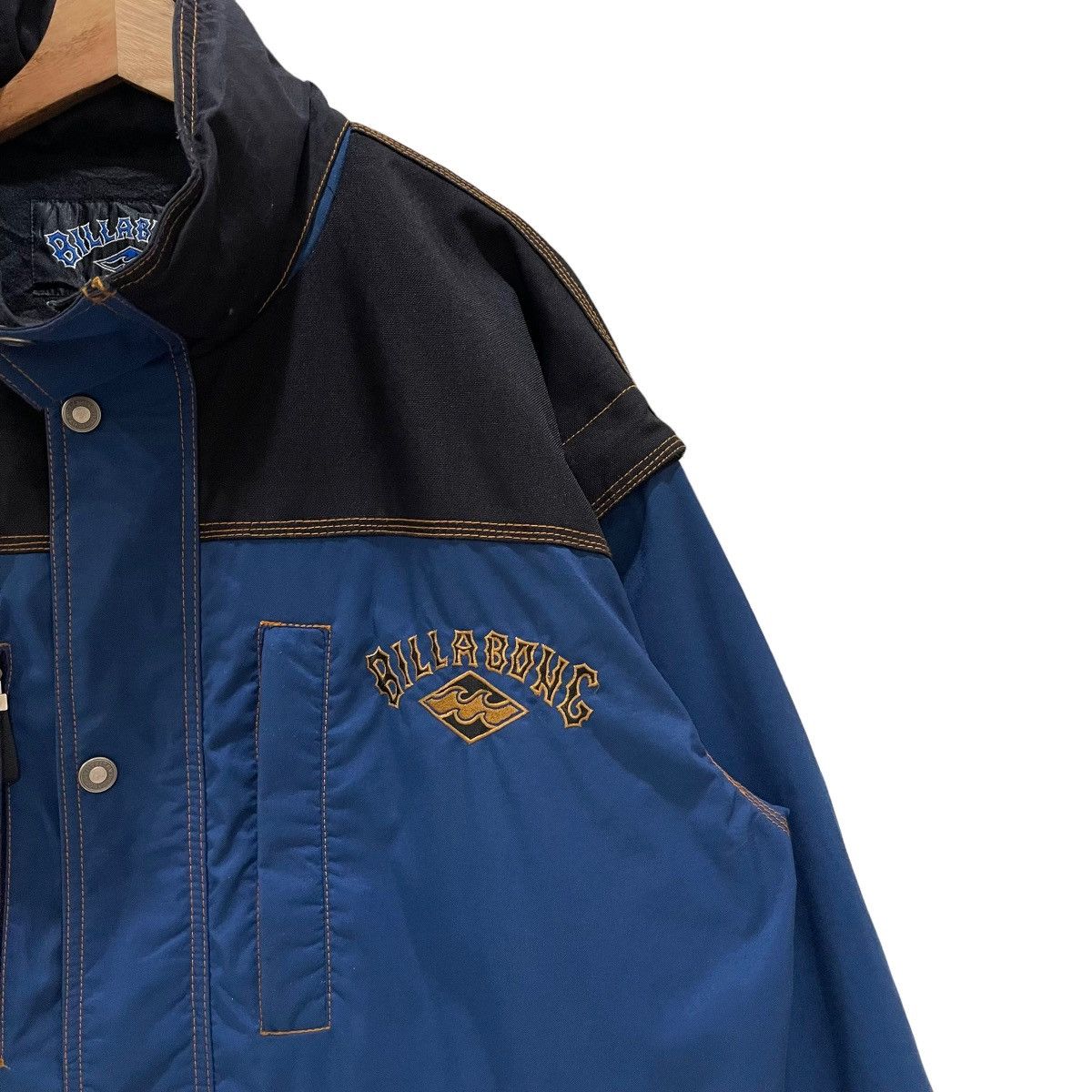 Billabong Vintage 90s Billabong Snap Button Outdoor Jacket Size US L / EU 52-54 / 3 - 3 Thumbnail