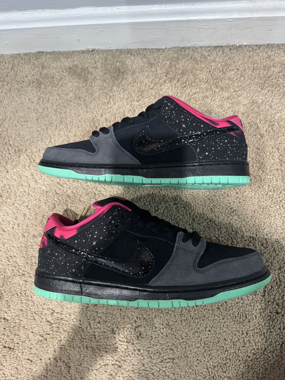 Nike Premier x Dunk Low SB AE QS Northern Lights 2014 Size US 10 / EU 43 - 2 Thumbnail