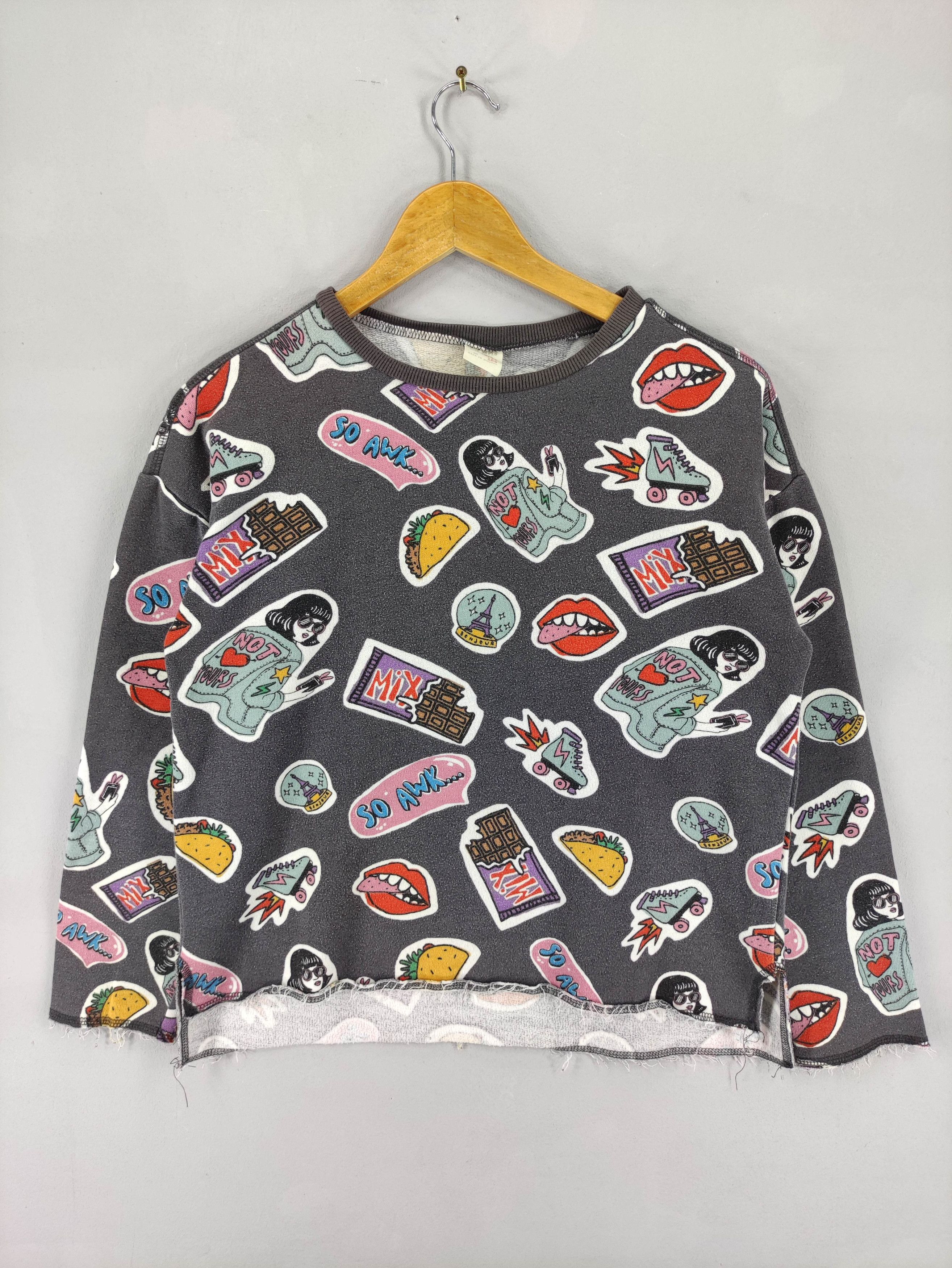 Zara Girls Full Print Sweater Jumper
