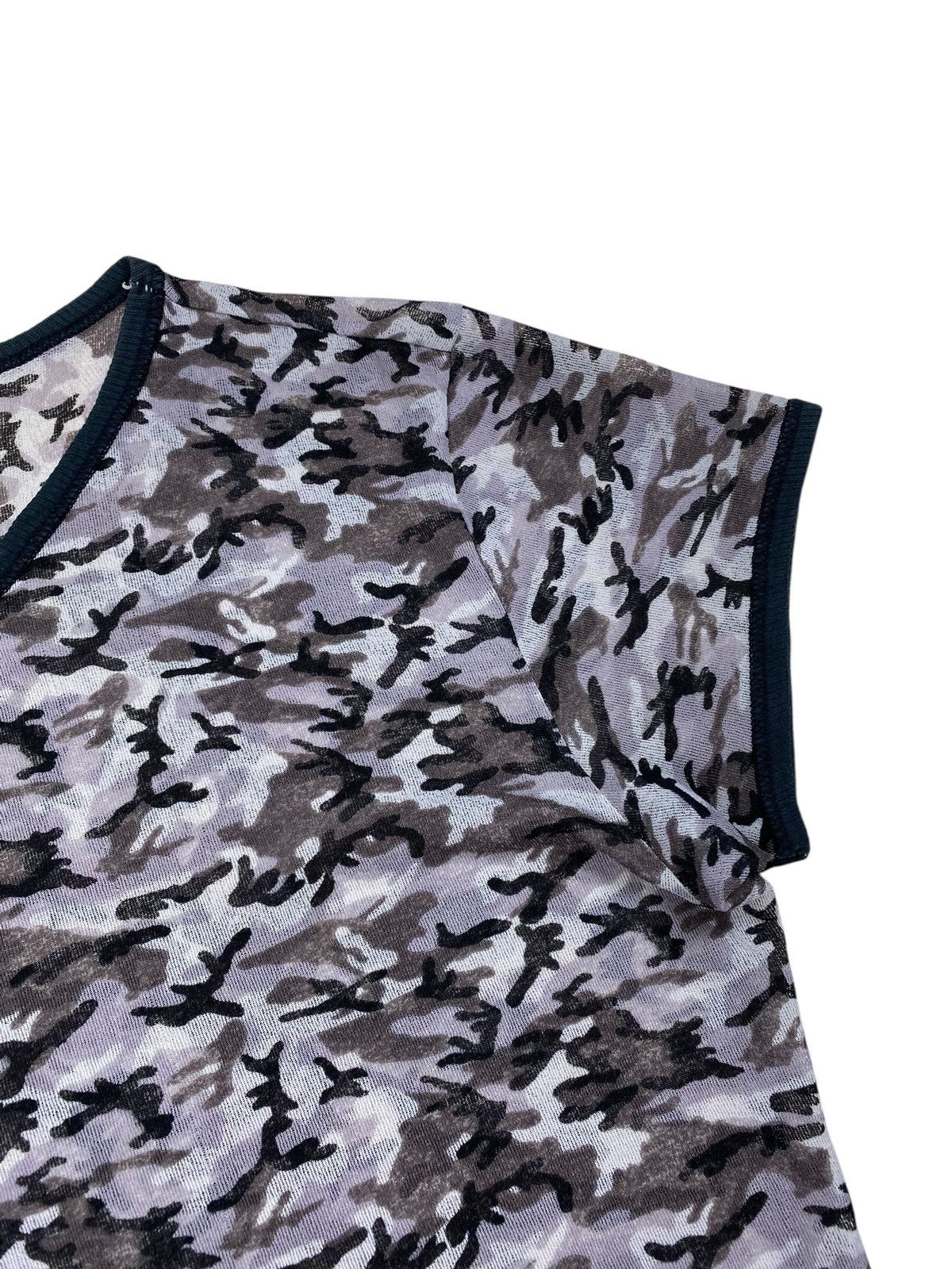 Jean Paul Gaultier Jean Paul Gaultier Camo Mesh Top Size US S / EU 44-46 / 1 - 5 Thumbnail