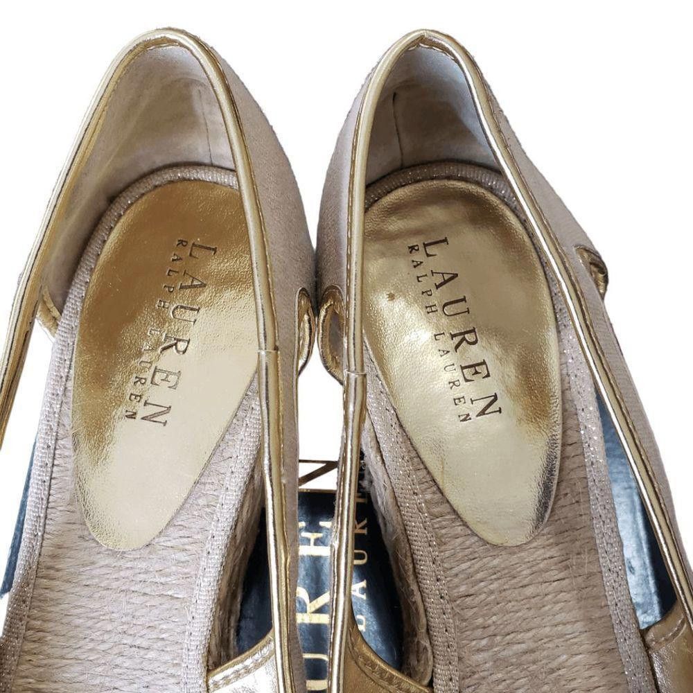 Lauren Ralph Lauren CT1607a Ralph Lauren Tan Wedge High Heel Shoe Size 9 Size US 9 / IT 39 - 7 Thumbnail