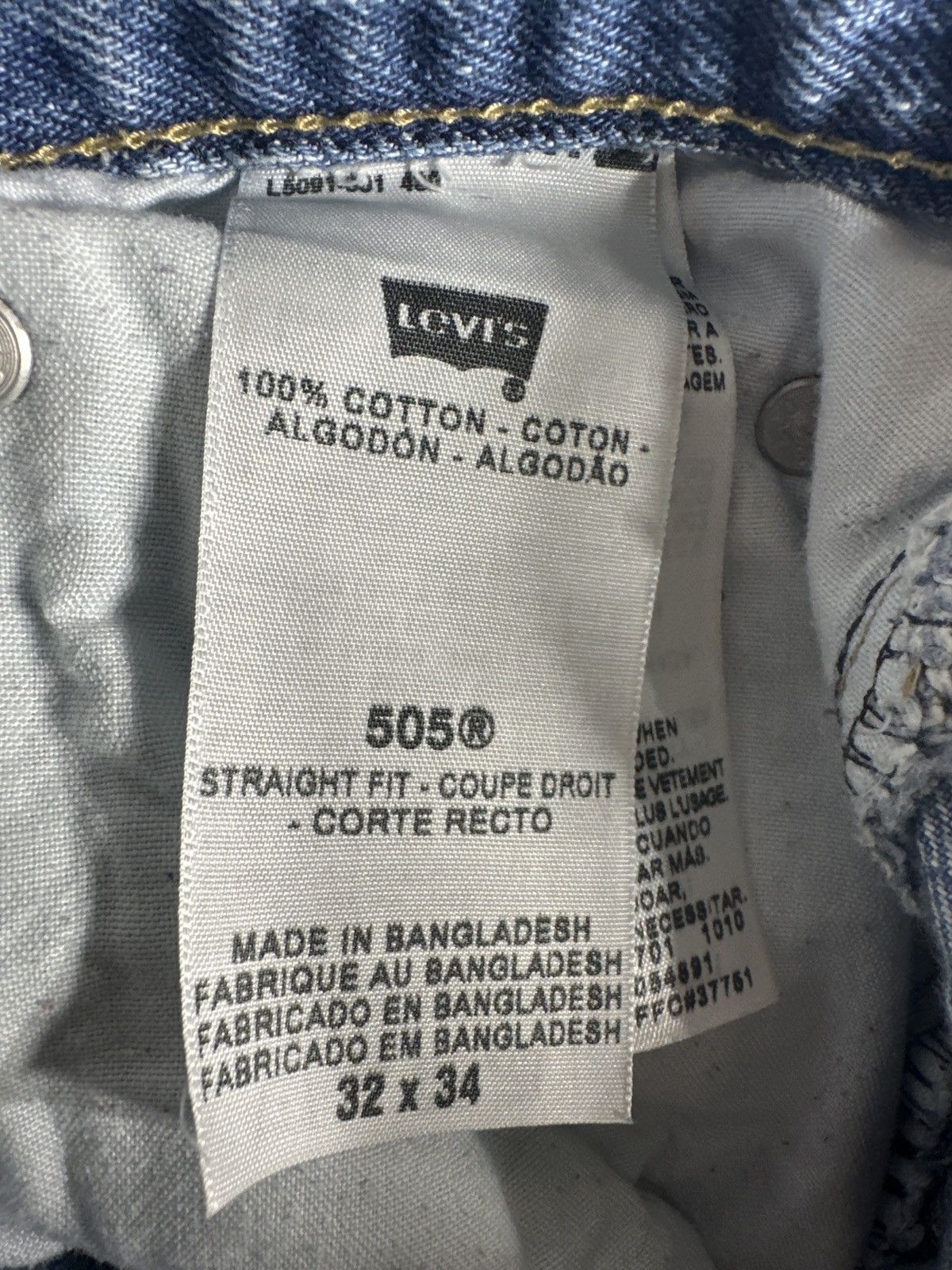 Levi's Levi’s Straight Fit 32/34 Jeans Size US 32 / EU 48 - 9 Thumbnail