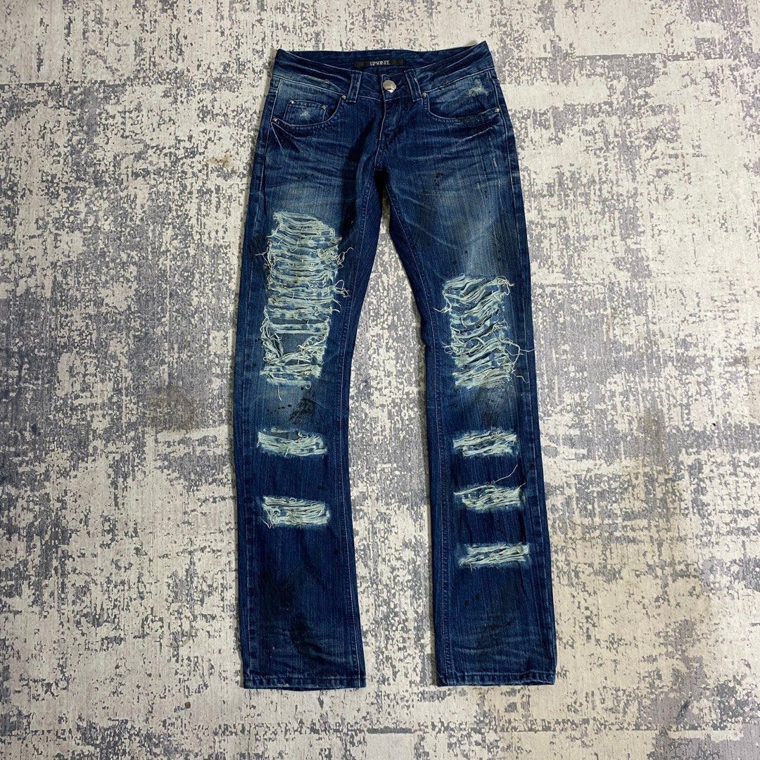 Lip Service Distressed lip service ripped denim Size US 32 / EU 48 - 1 Thumbnail