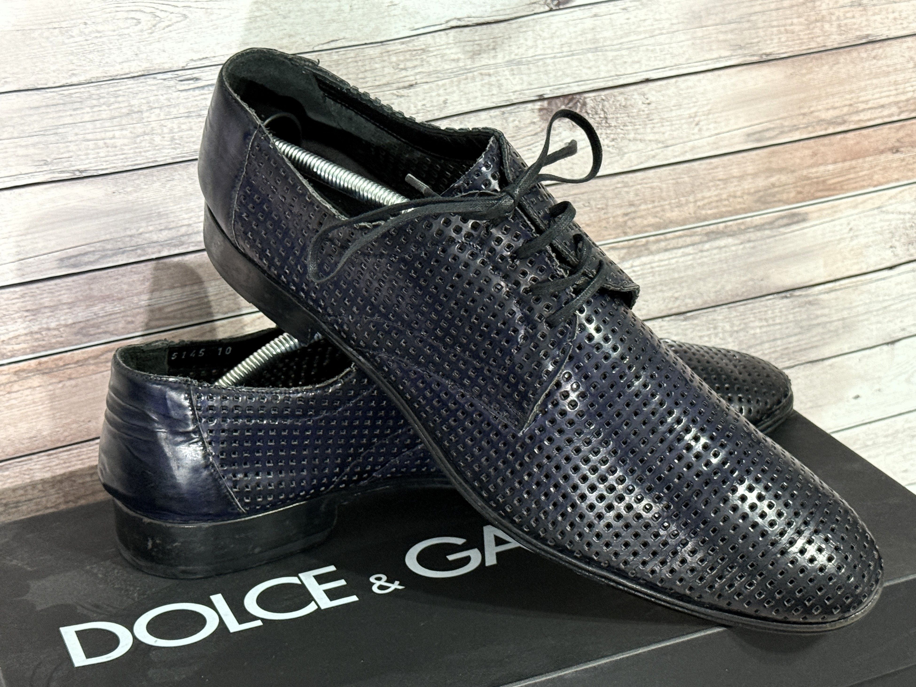 Dolce & Gabbana Dolce & Gabanna perforated shoes Size US 11 / EU 44 - 1 Thumbnail