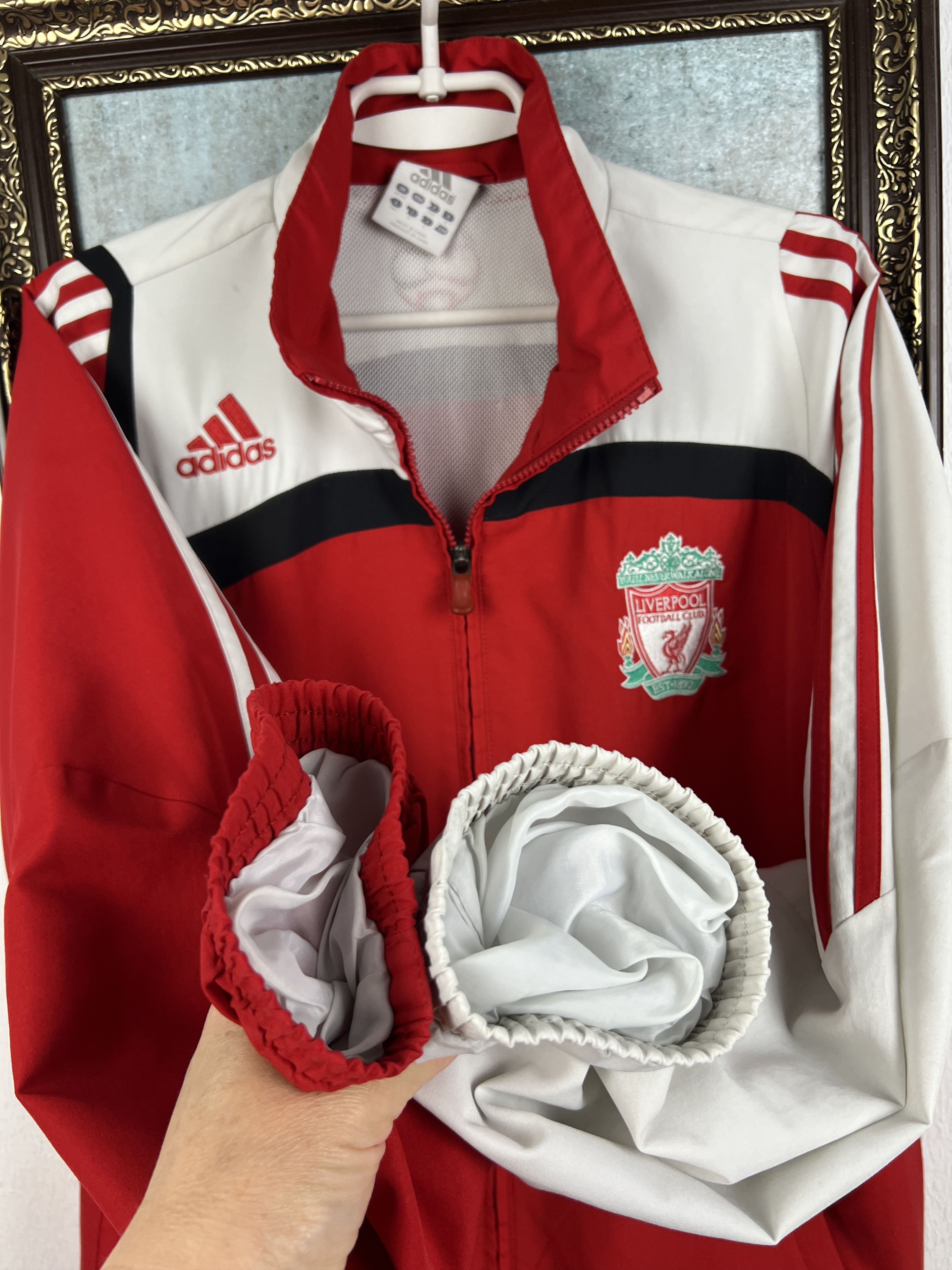 Adidas Vintage Liverpool Football Jacket Soccer Track Top Rare Size US M / EU 48-50 / 2 - 7 Thumbnail