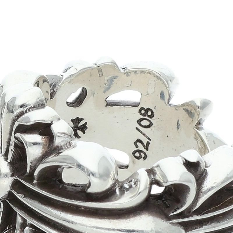 Chrome Hearts Chrome Hearts Double Floral Cross Silver Ring Size ONE SIZE - 4 Thumbnail