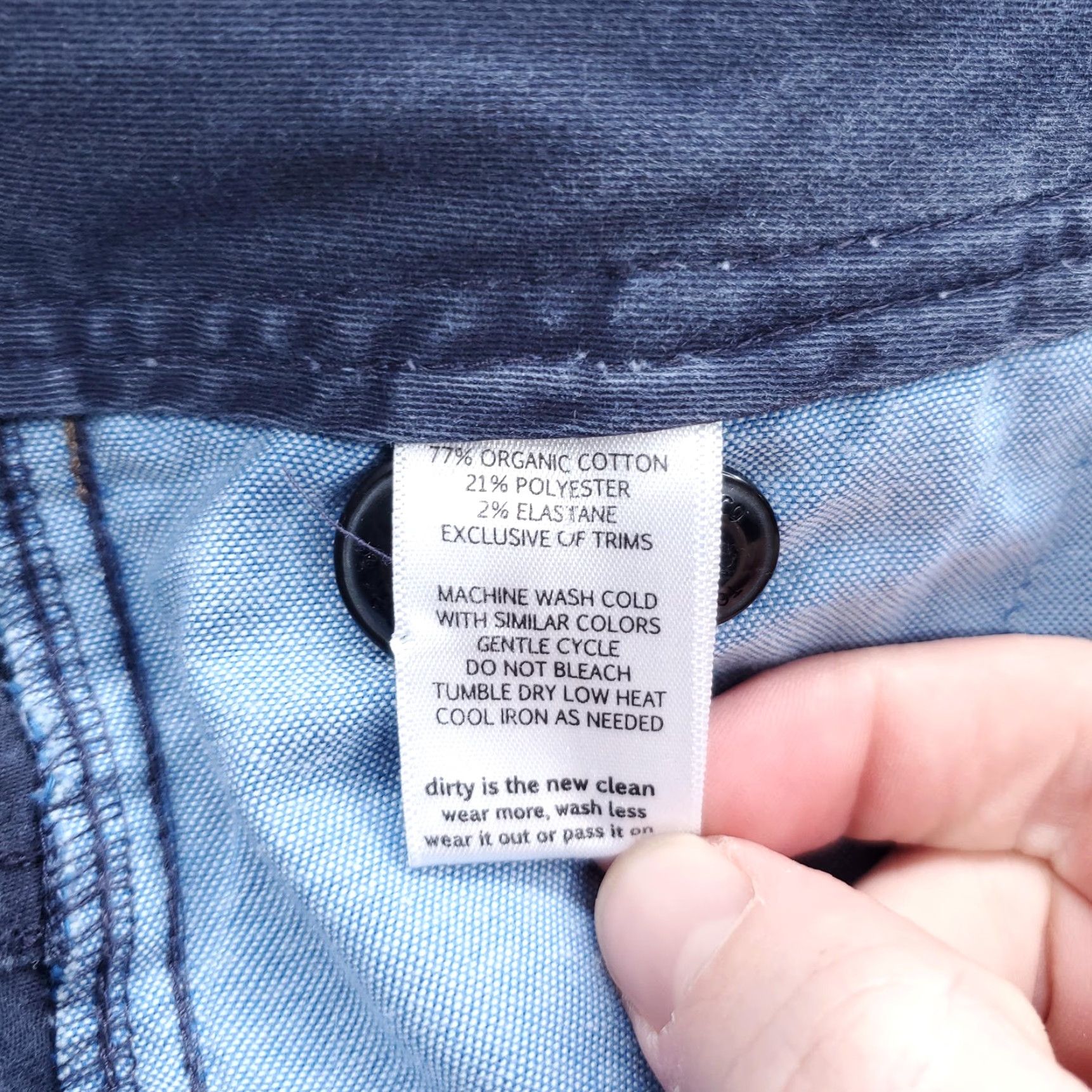 Toad&Co Toad&Co Mission Ridge Pants Mens 36x32 Blue Lean Fit Stretch Organic Cotton Pants Slim Front Pockets Casual Travel Workwear Mens Size US 36 / EU 52 - 6 Thumbnail