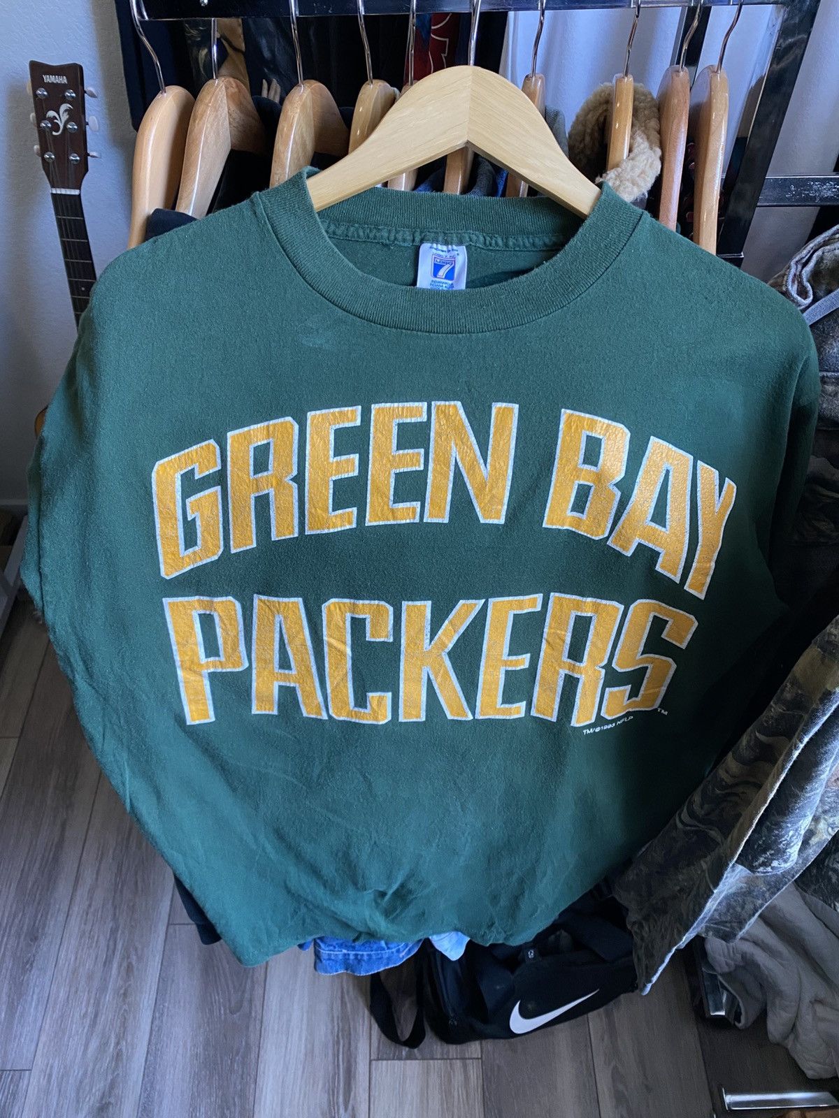 Logo 7 Vintage 1993 Green Bay packers tee Size US XL / EU 56 / 4 - 1 Thumbnail