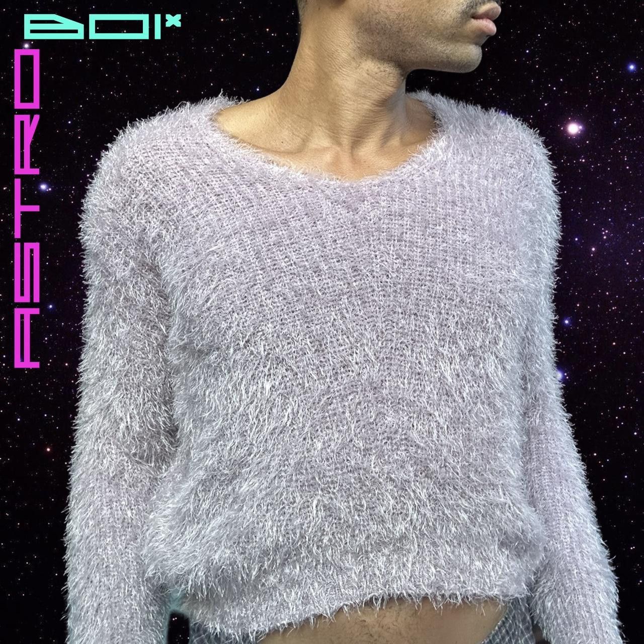Other × Vintage Vintage lavender faux mohair sweater size medium Size M / US 6-8 / IT 42-44 - 4 Thumbnail