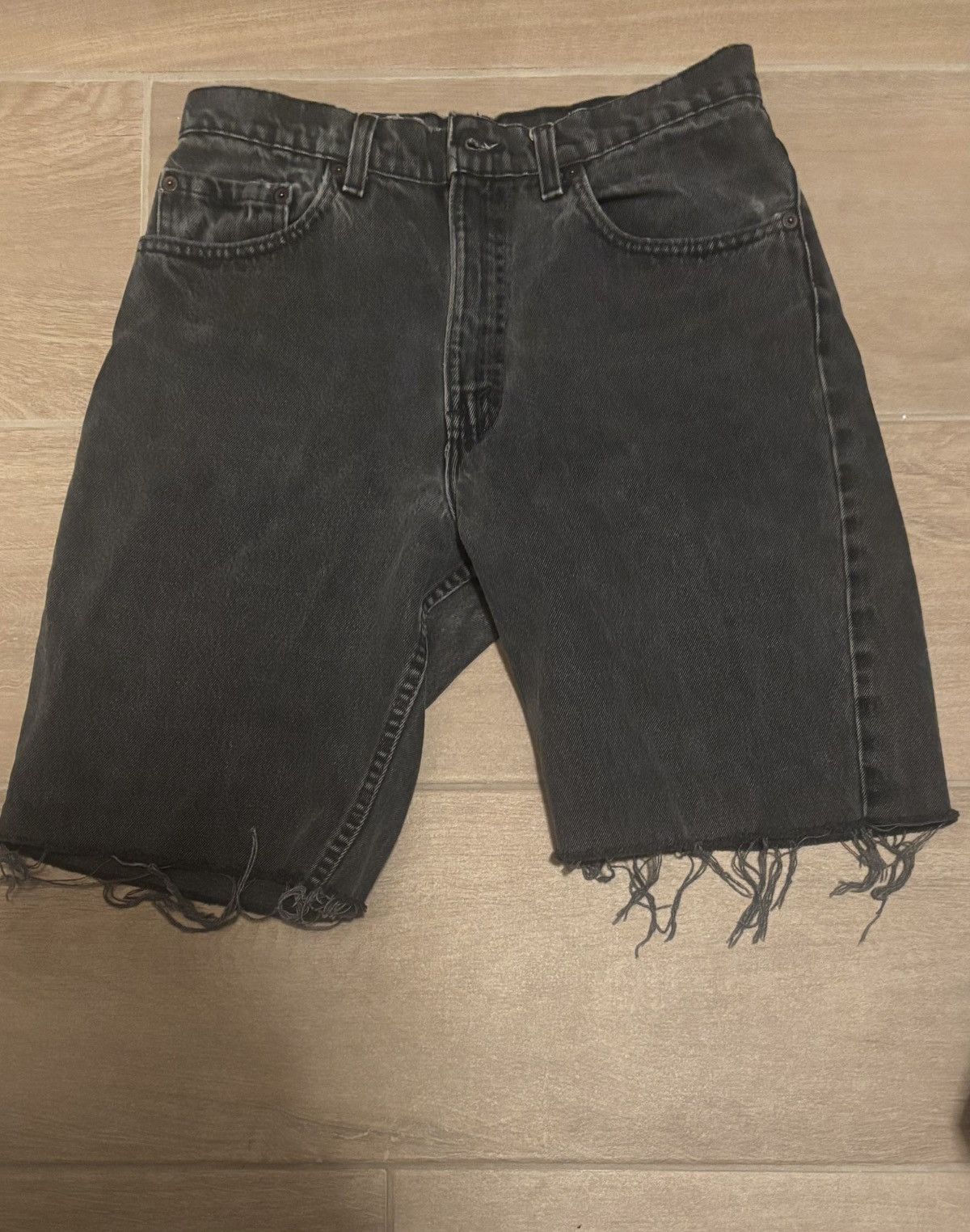 Levi's Black Denim Levi Jorts Size US 32 / EU 48 - 1 Thumbnail