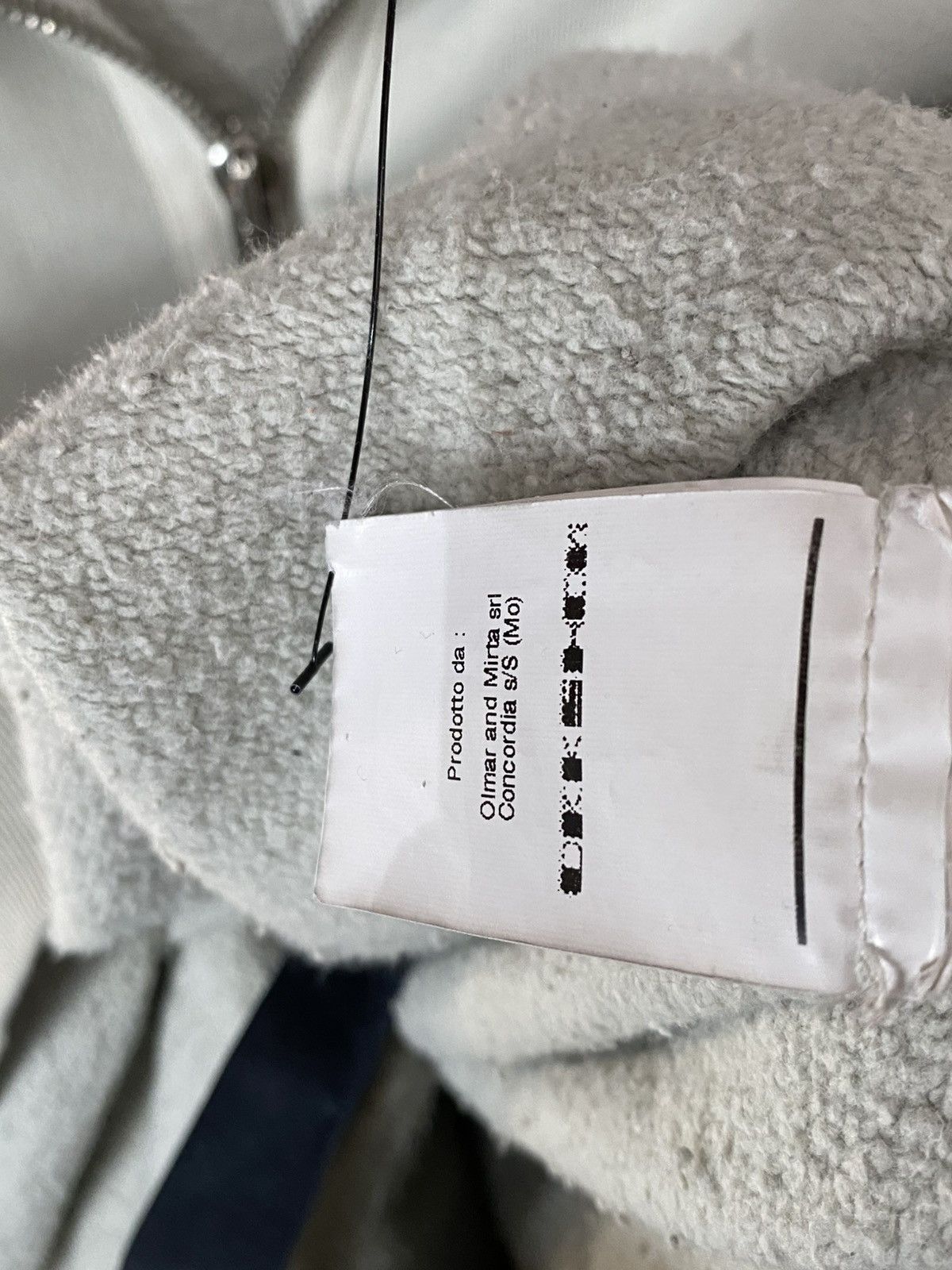 Rick Owens Drkshdw $739 GIMP HOODIE PEARL WHITE FULL ZIP CHALK HOODIE SWEATER Size US L / EU 52-54 / 3 - 6 Thumbnail
