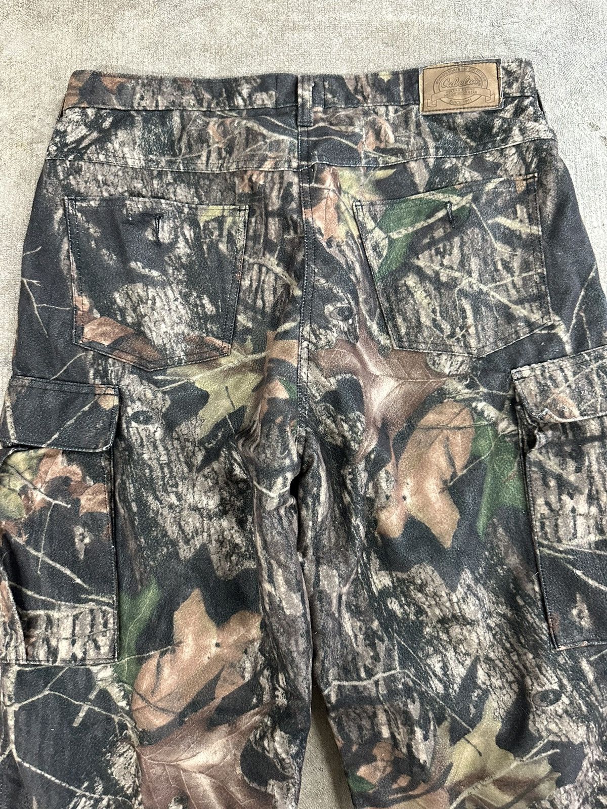 Cabelas × Vintage Crazy Y2K 00s Cabela’s Mossy Oak Camouflage Quilted Pants Size US 36 / EU 52 - 13 Thumbnail