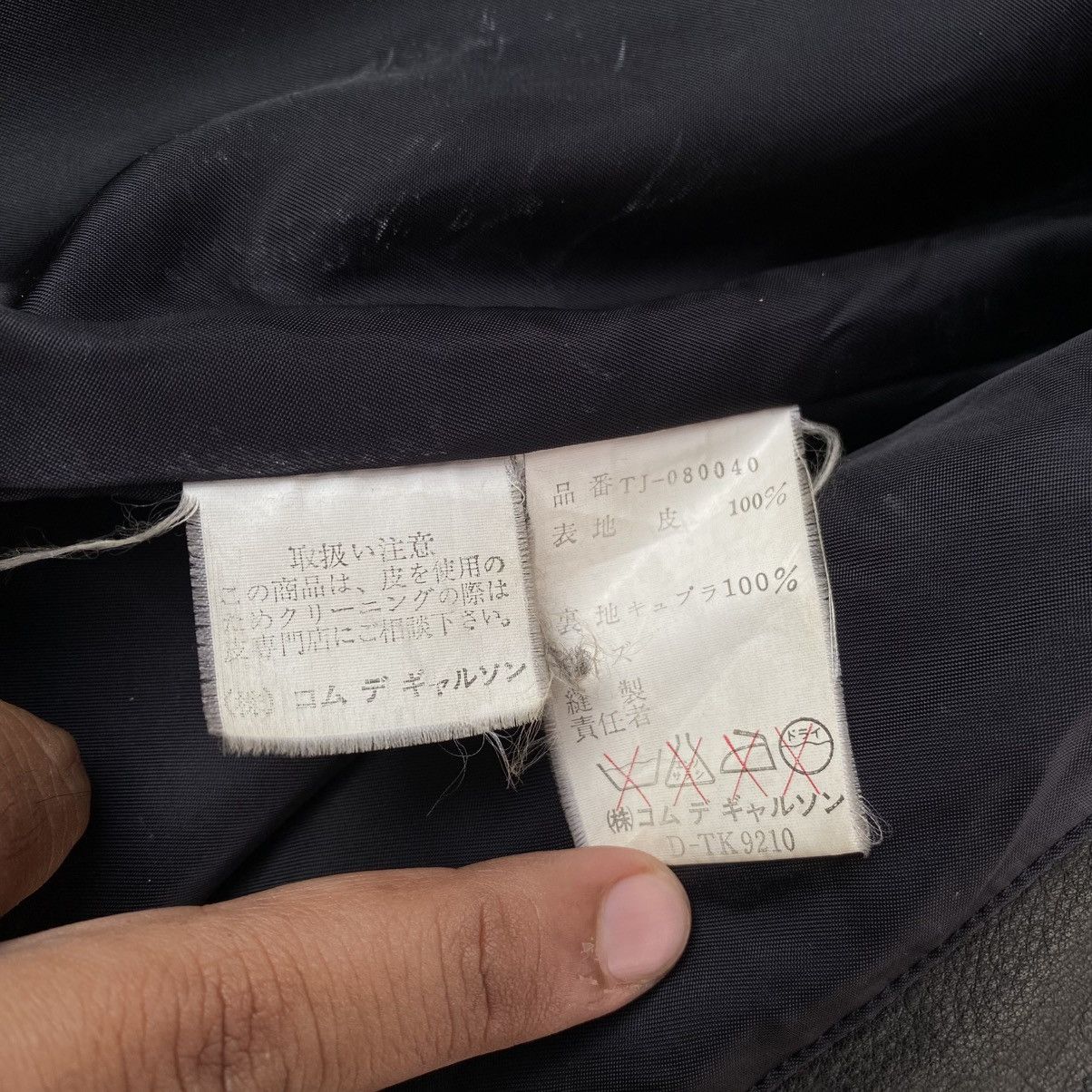 Comme des Garcons Vintage Comme des Garcons Tricot Leather Jacket. #F5 Size US L / EU 52-54 / 3 - 10 Thumbnail