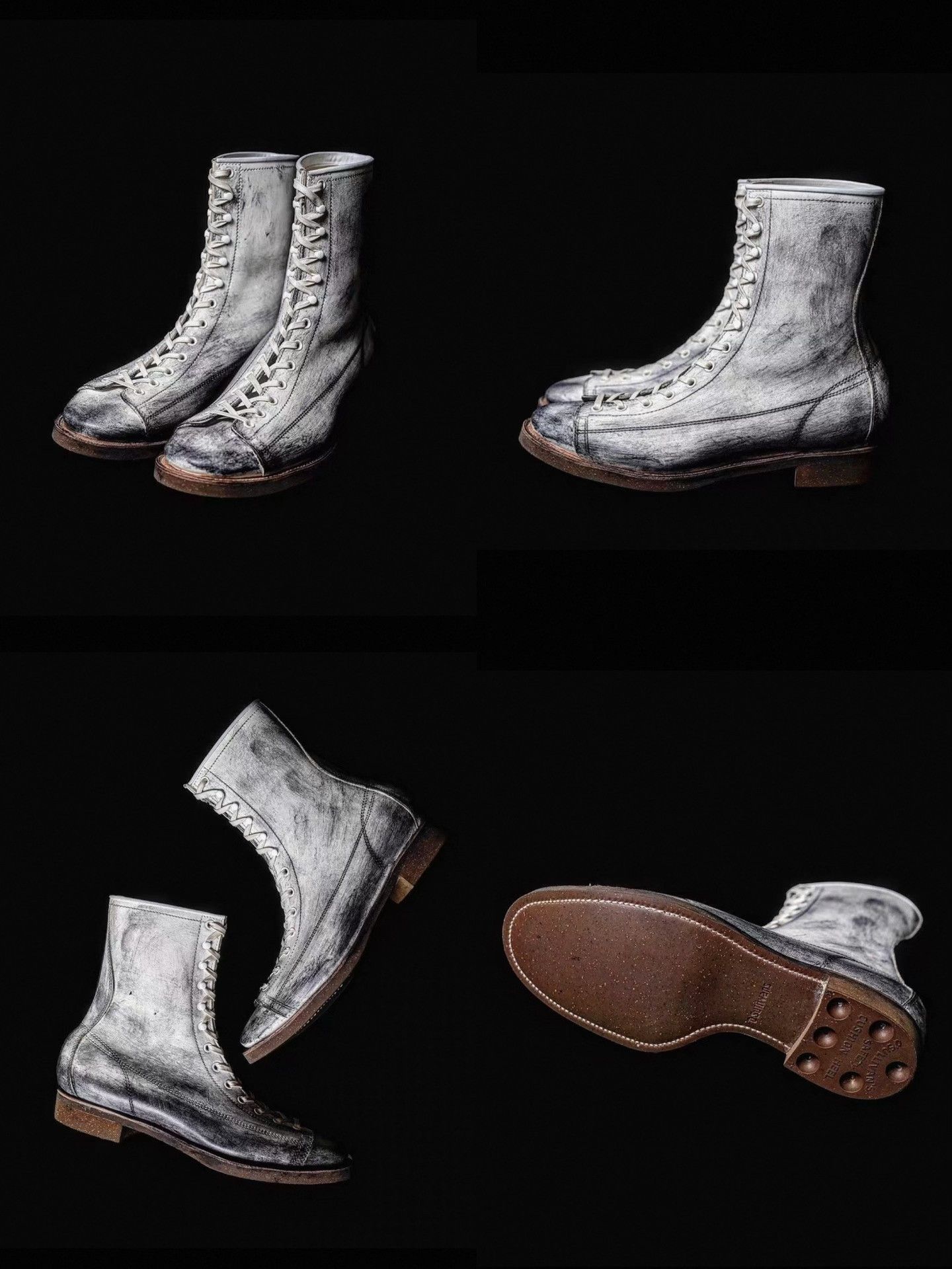 Clinch Boots Clinch Gary Limited White Horsehide Boots Size US 9.5 / EU 42-43 - 2 Thumbnail