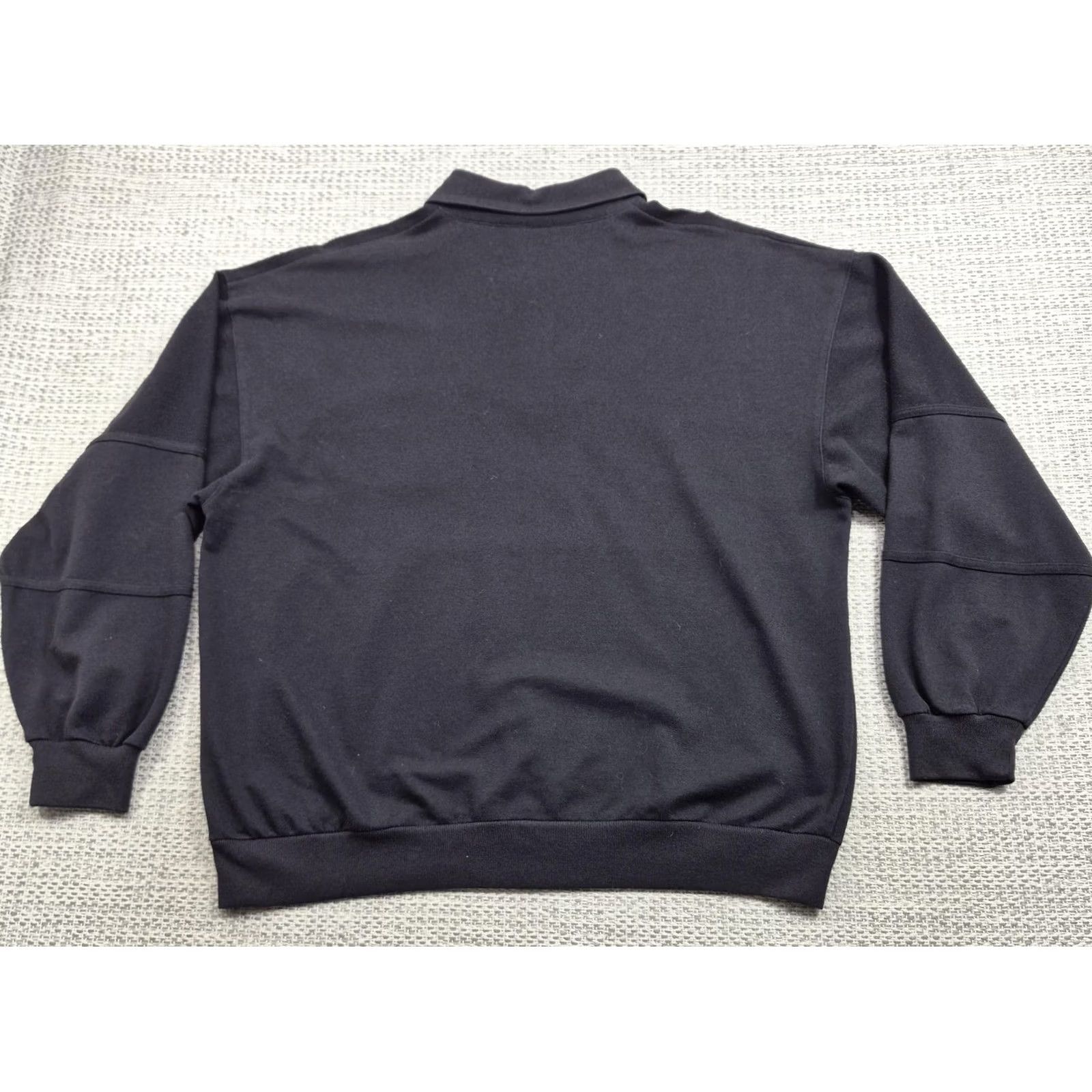 Vintage VINTAGE Classics by Palmland Sweater Polo Shirt Mens XL Gray/Black Knit Pullover Polo Shirt Size US XL / EU 56 / 4 - 6 Thumbnail