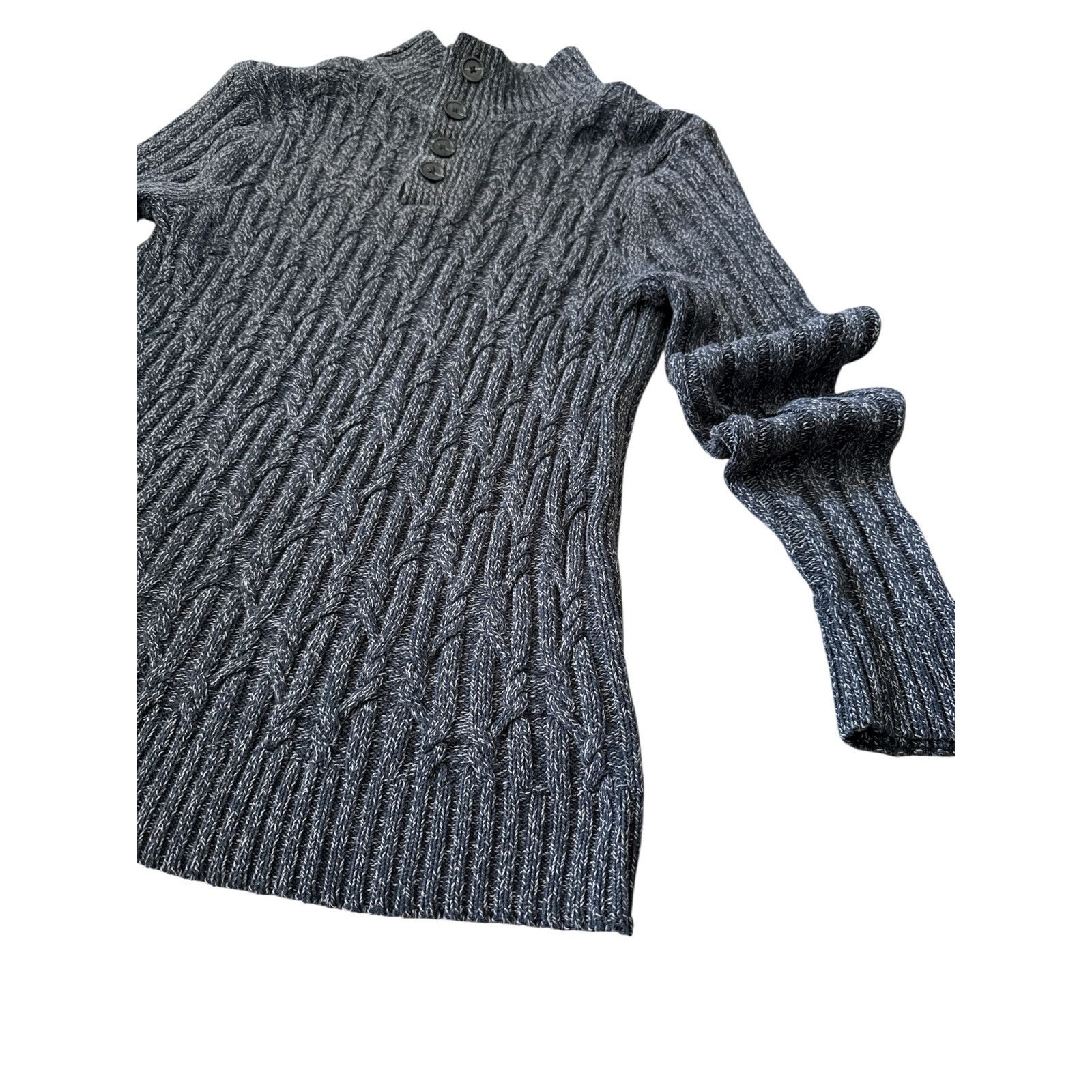 Tasso Elba Tasso Elba Men’s Navy Knit Mock Neck Sweater Size medium Size US M / EU 48-50 / 2 - 2 Thumbnail