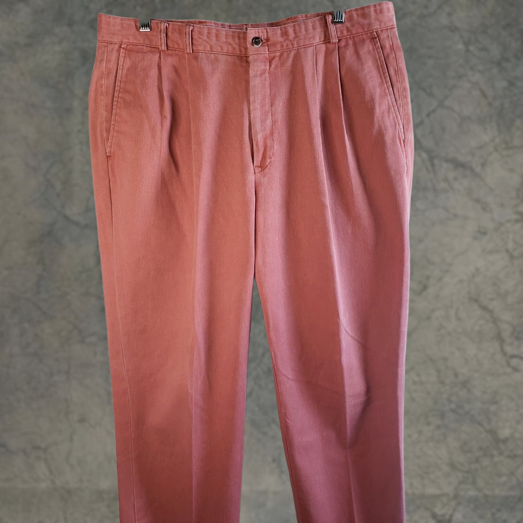 Vintage Puritan Regatta Reds Chino Pants Men's 36x32 Red Straight Regular Cotton Twill Vintage: No Size US 36 / EU 52 - 1 Thumbnail