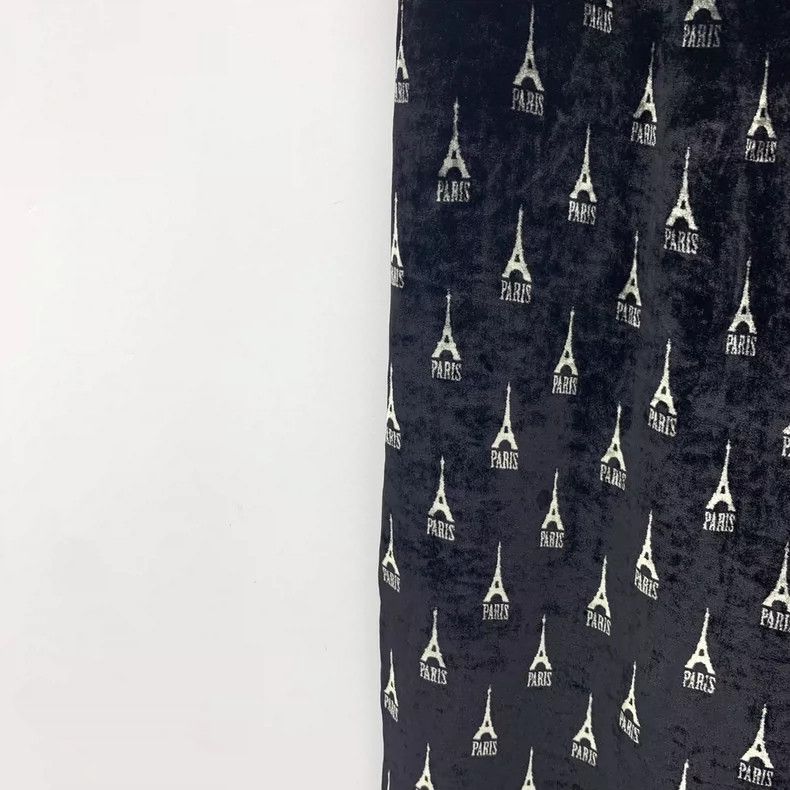Balenciaga Balenciaga Black Iron Tower Intarsia Full Print Corduroy C Size US 44 / EU 60 - 4 Thumbnail