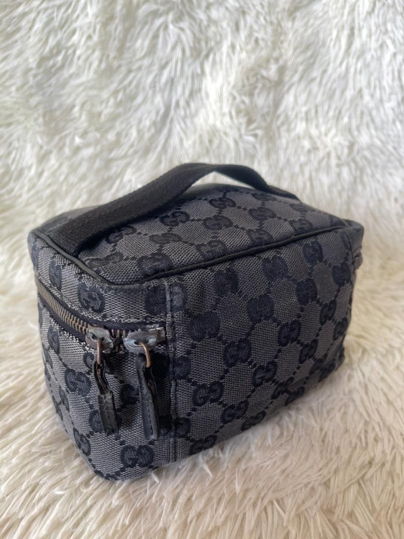Gucci Gucci GG Pattern Vanity Leather Canvas Bag Size ONE SIZE - 6 Thumbnail