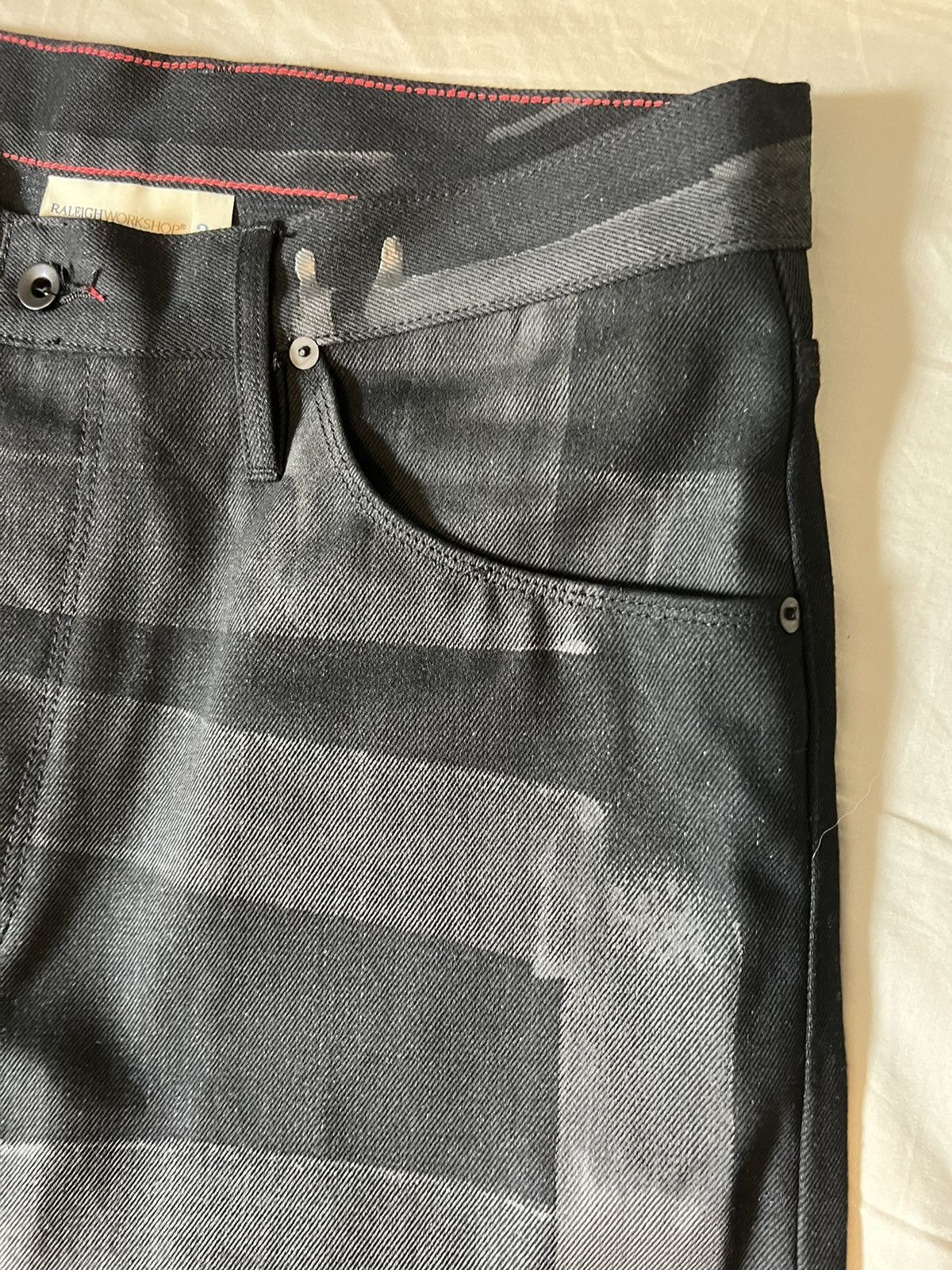 Raleigh Denim Raleigh Denim Workshop Hand Painted Rowan Jeans Size 34 Size US 34 / EU 50 - 3 Thumbnail