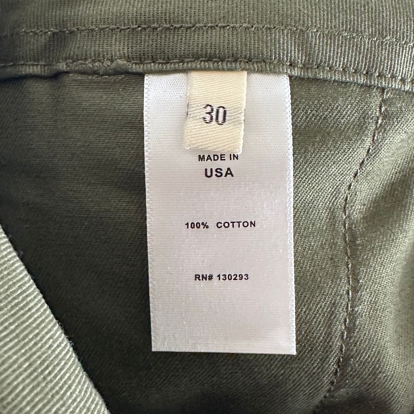 Kiriko Made Green Officer Patchwork Chino Pants Size US 30 / EU 46 - 9 Thumbnail