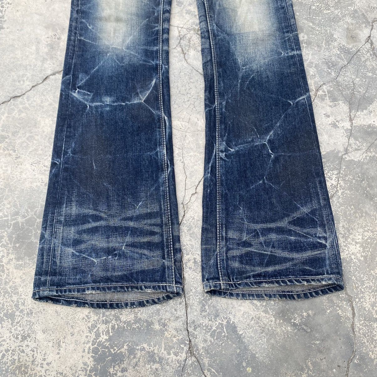 GOSTAR DE FUGA FUGA Reptile Flared Jeans LGB IF SIX WAS NINE Size US 30 / EU 46 - 6 Thumbnail