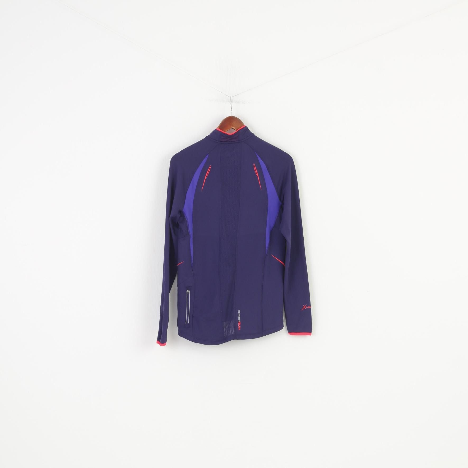 Karrimor × Vintage Karrimor Woman 12 M Longsleeve Purple Zip Neck 10251 Size M / US 6-8 / IT 42-44 - 8 Thumbnail