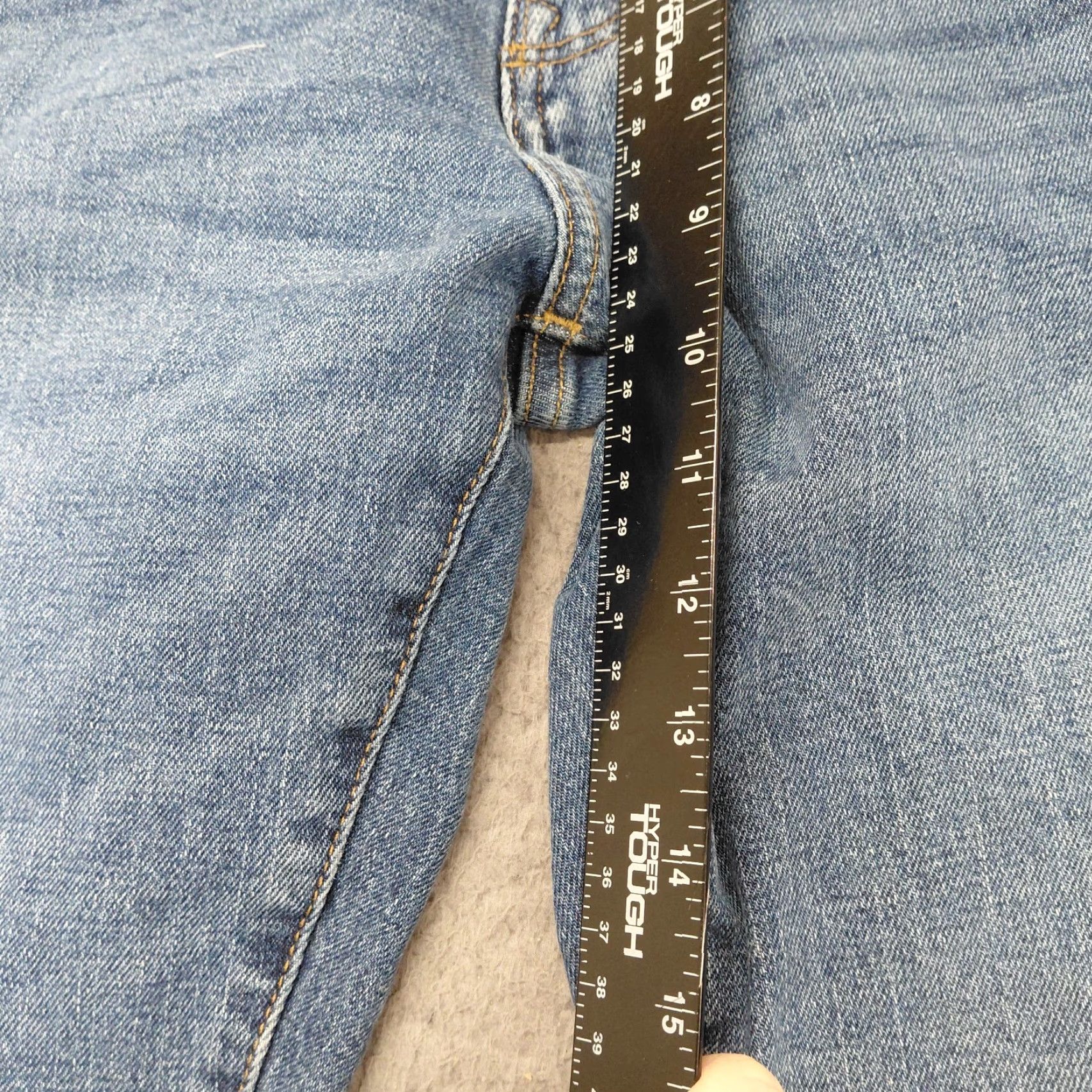 Gap Gap Jeans Men 29x34 Blue Denim Straight Taper Stretch Medium Wash Preppy 5-Pocket Design Regular Fit Jeans Mens Size US 29 - 7 Thumbnail