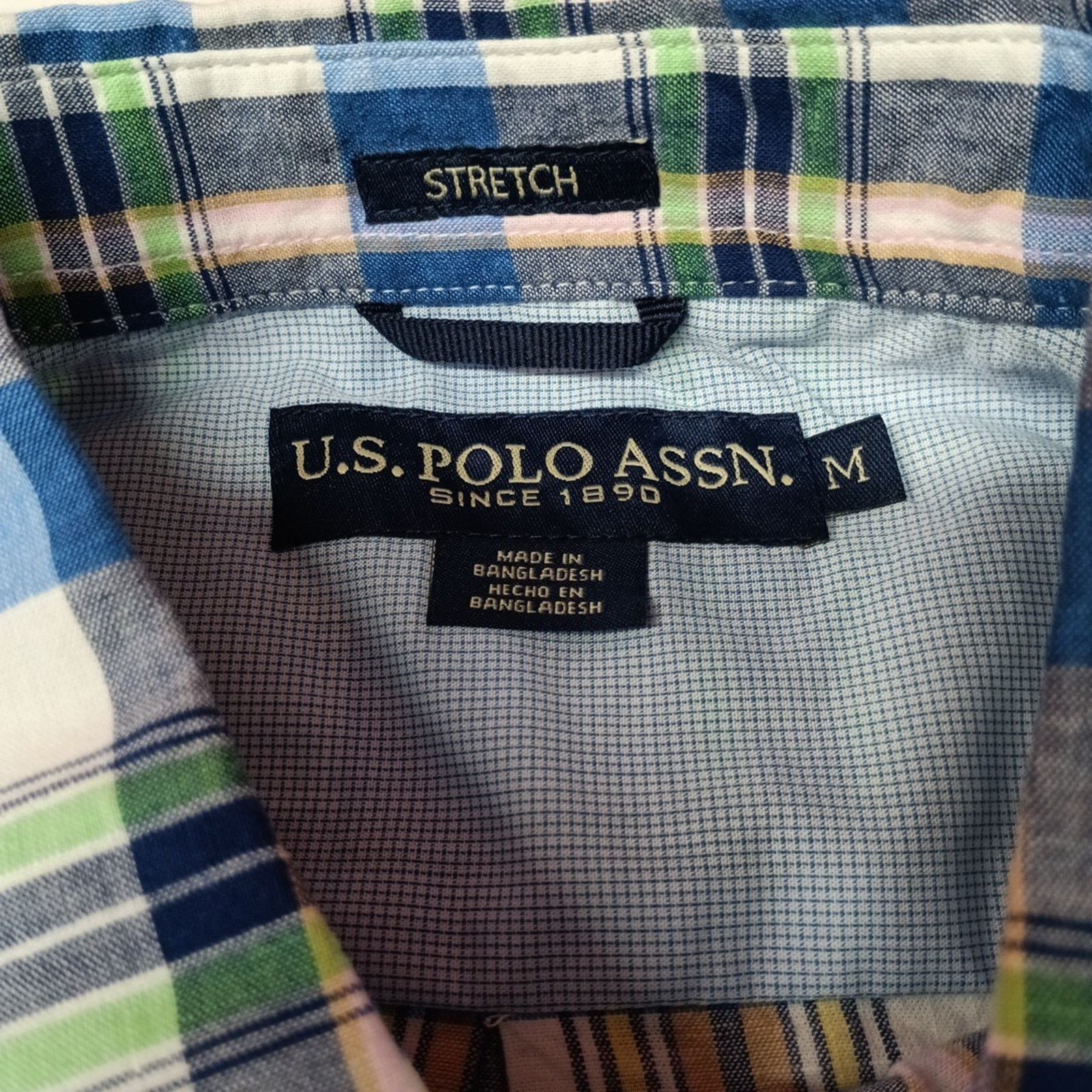 U.S. Polo Assn. U.S. Polo Assn. Button Woven Shirt Men's M Multicolor Plaid Size US M / EU 48-50 / 2 - 4 Thumbnail