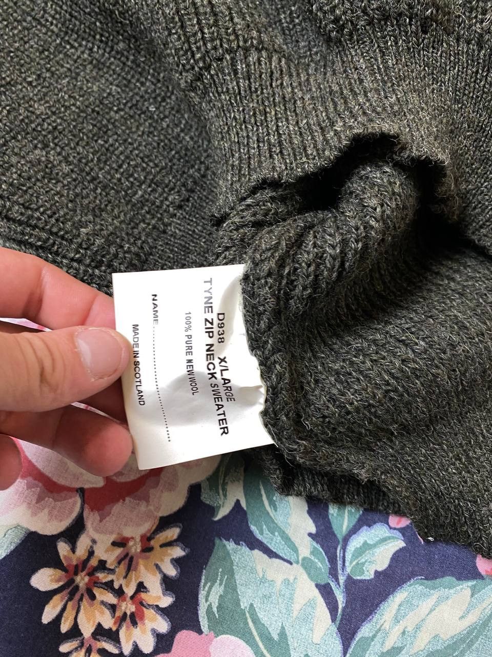 Barbour × Vintage Vintage Barbour Knit Wool Sweater Size US L / EU 52-54 / 3 - 3 Thumbnail