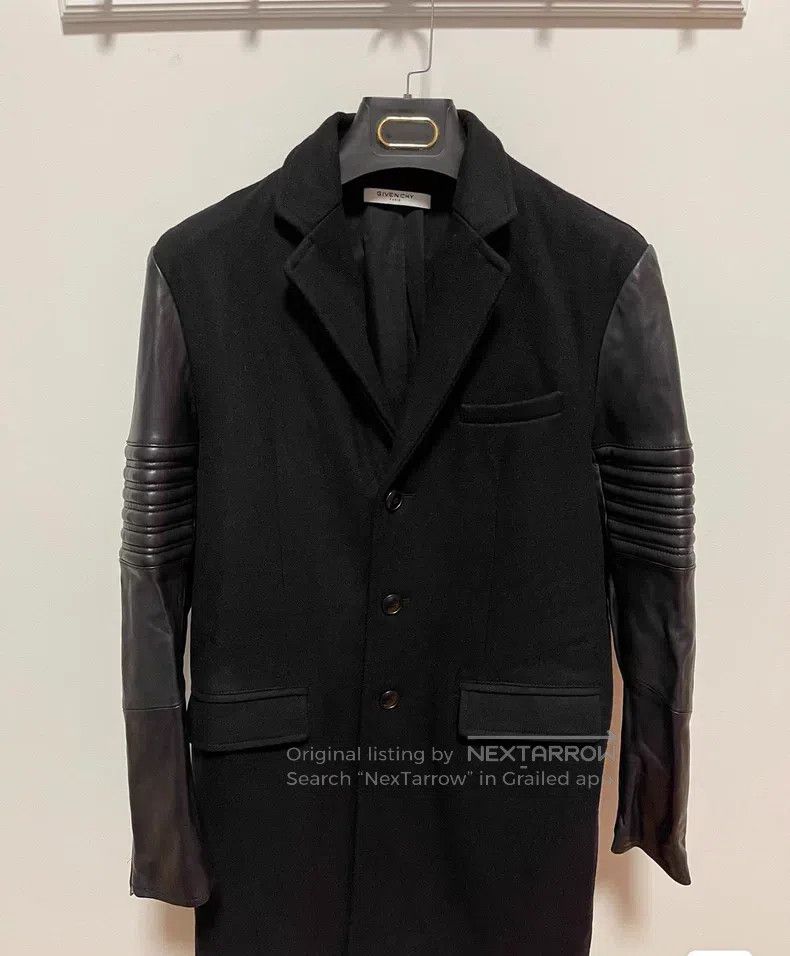 Givenchy Givenchy Men's Leather Patch Windbreaker Jacket Size US M / EU 48-50 / 2 - 2 Thumbnail