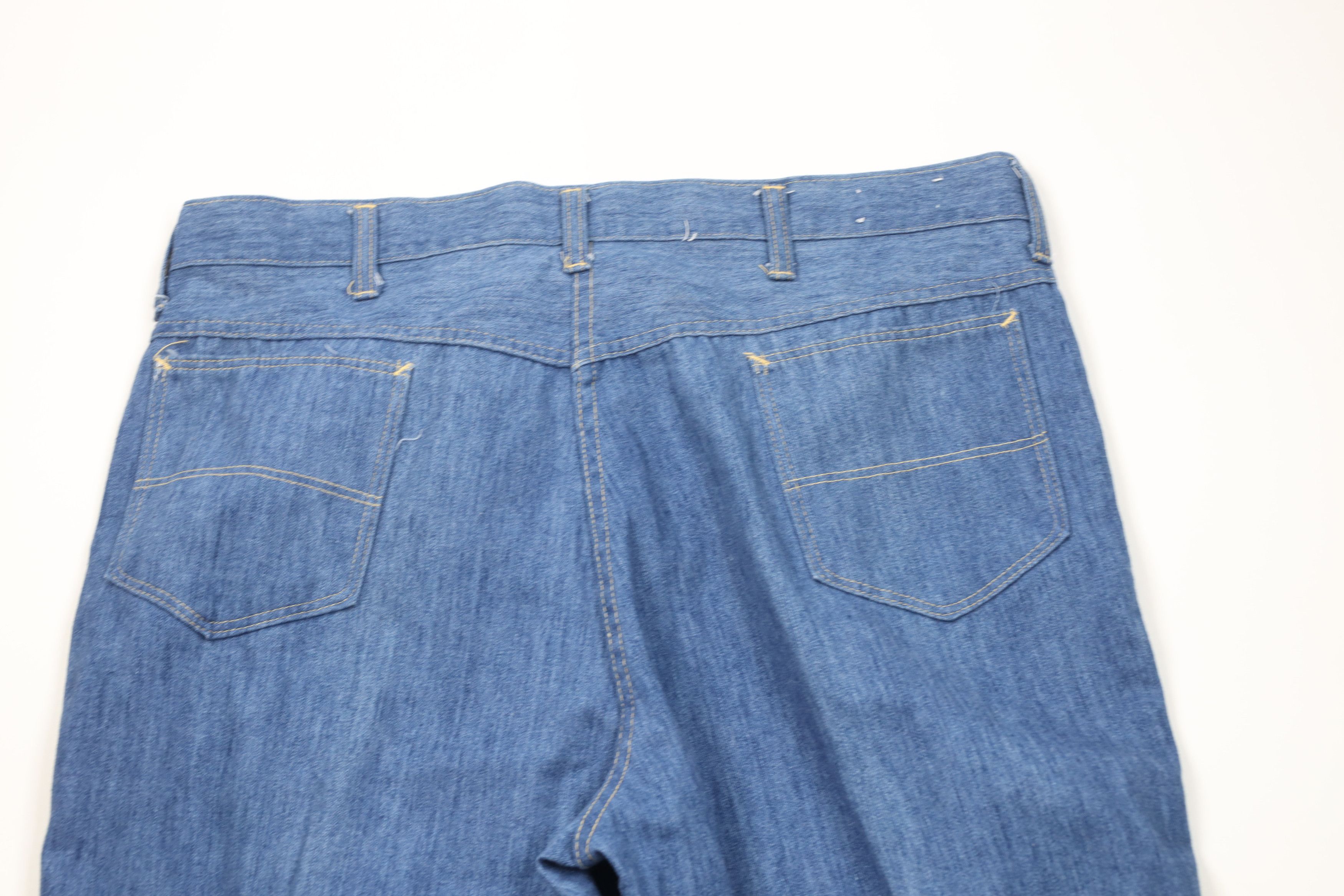 Vintage Vintage 70s Streetwear Wide Leg Bell Bottoms Denim Jeans USA Size US 38 / EU 54 - 10 Thumbnail