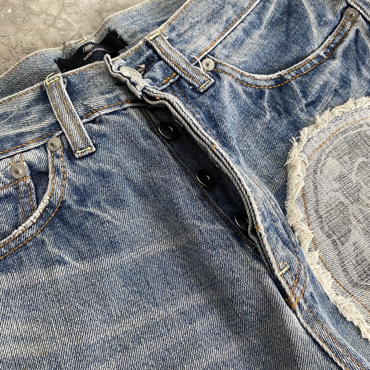 A.F.F.A. Vintage Lover’s Rock Japan Distressed Jeans Size US 30 / EU 46 - 11 Thumbnail
