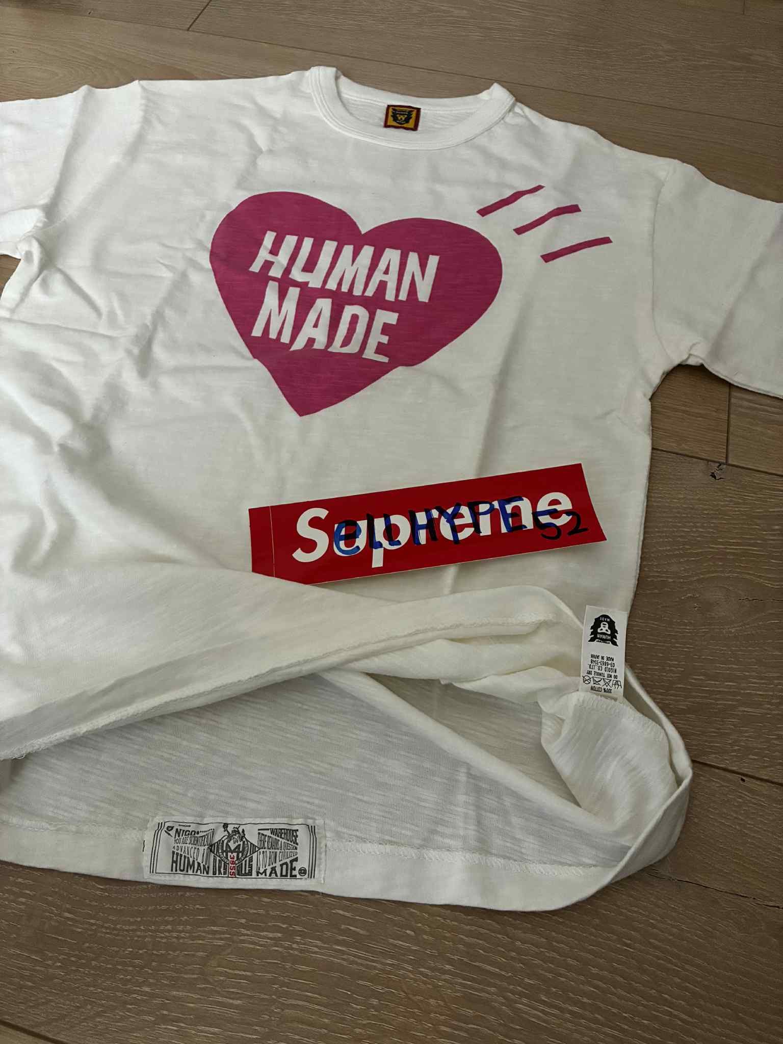Human Made Human Made Pink Heart Tee Size US L / EU 52-54 / 3 - 2 Thumbnail