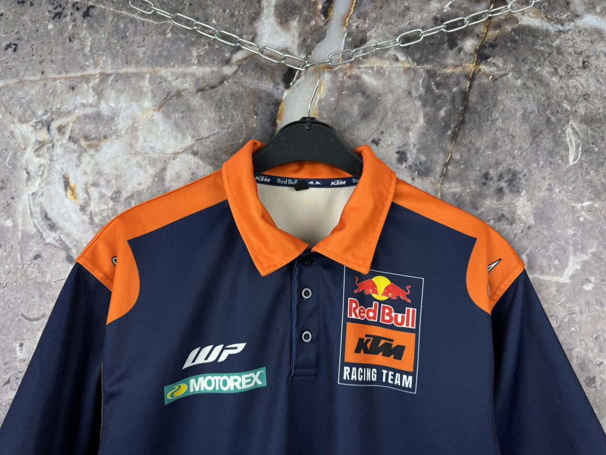 Red Bull Red Bull KTM Racing Team Polo Shirt Navy Orange Motorex WP Size US L / EU 52-54 / 3 - 2 Thumbnail
