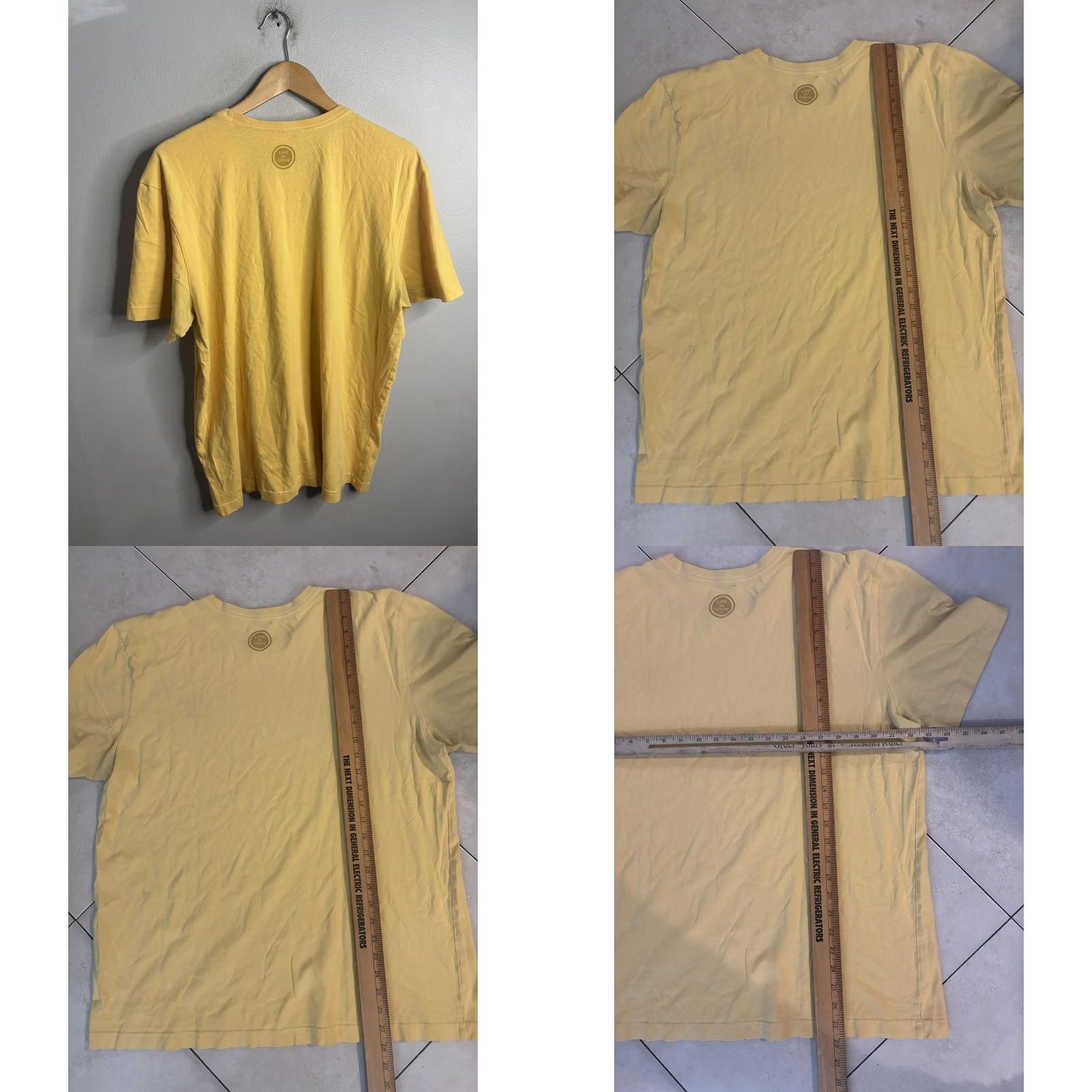 Life is Good Life Is Good Mens Large Yellow WTF Where'S The Fish Graphic Crusher Tee Size US L / EU 52-54 / 3 - 8 Thumbnail