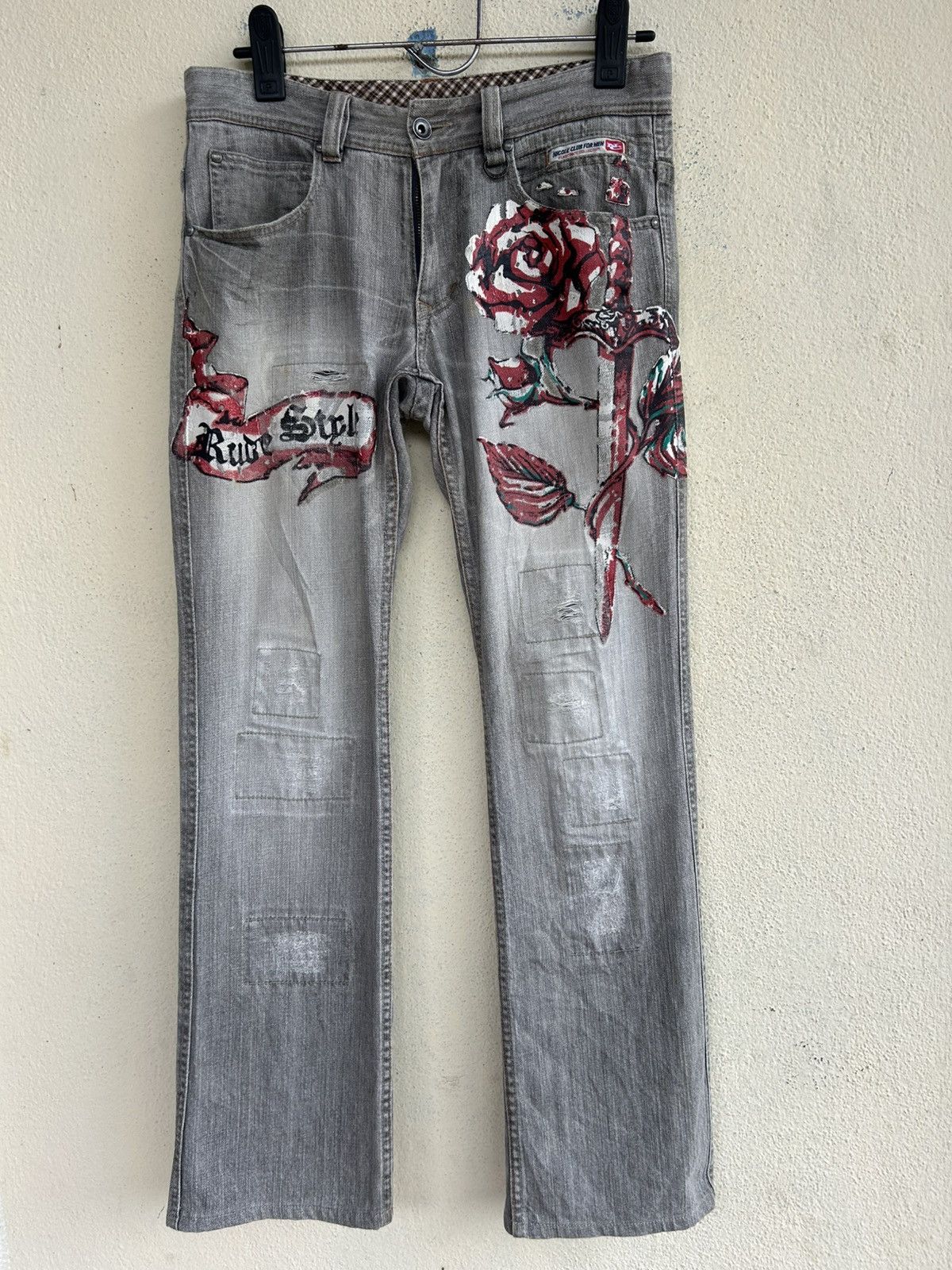 Nicole Club Rude Style Semi Bootcut Denim Size US 30 / EU 46 - 1 Thumbnail