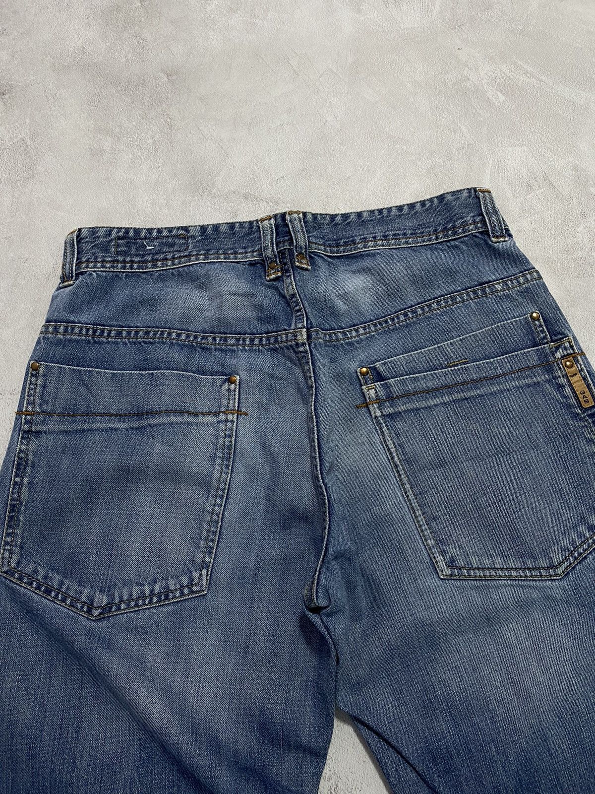 GAS × Japanese Brand × Vintage 👖Vintage 90s Gas Jeans Distressed Denim Multi-pocket Size US 32 / EU 48 - 6 Thumbnail