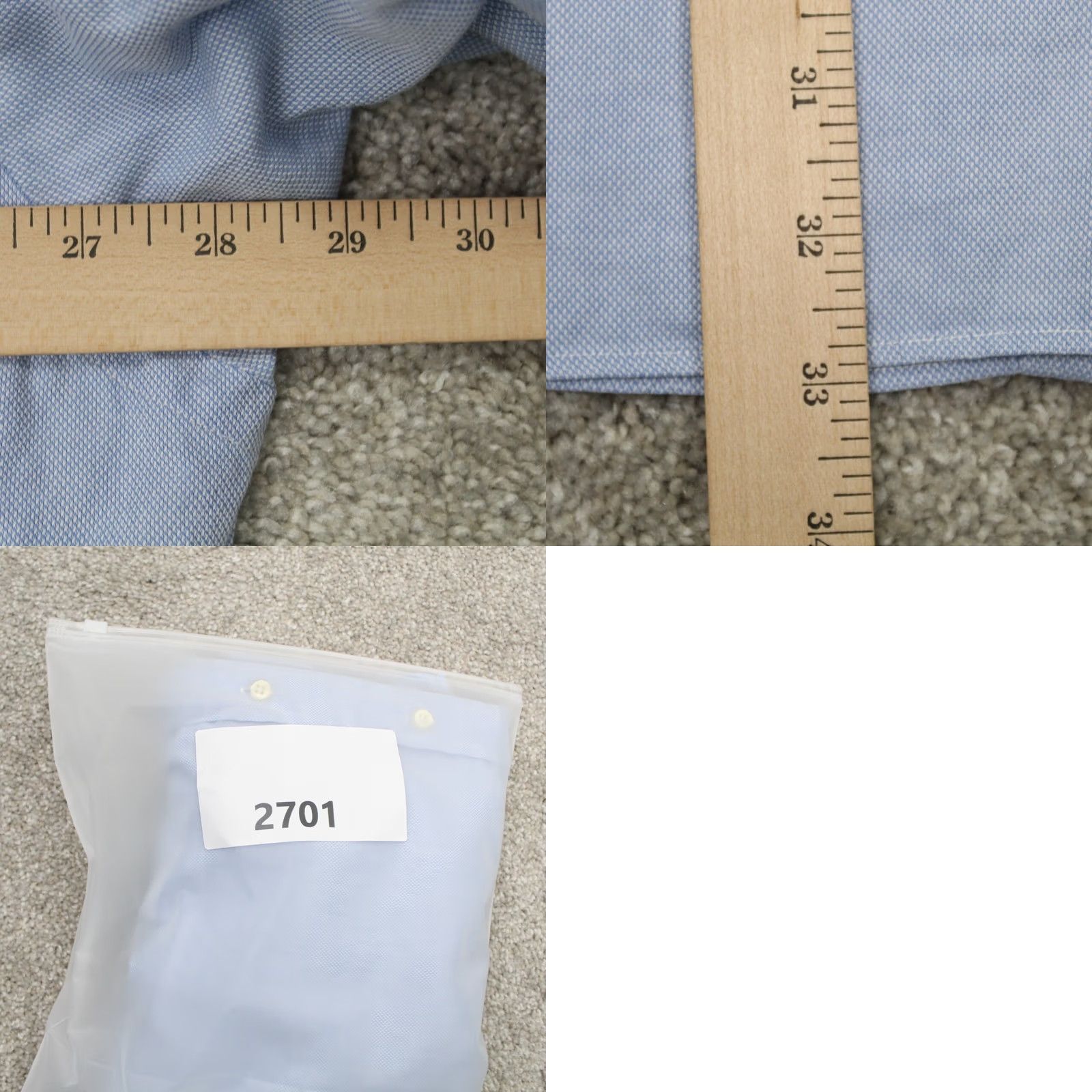 Polo Ralph Lauren Polo Ralph Lauren Mens Button Long Sleeve Shirt Blue Cotton 17 1/2 35 Size US XXL / EU 58 / 5 - 9 Thumbnail