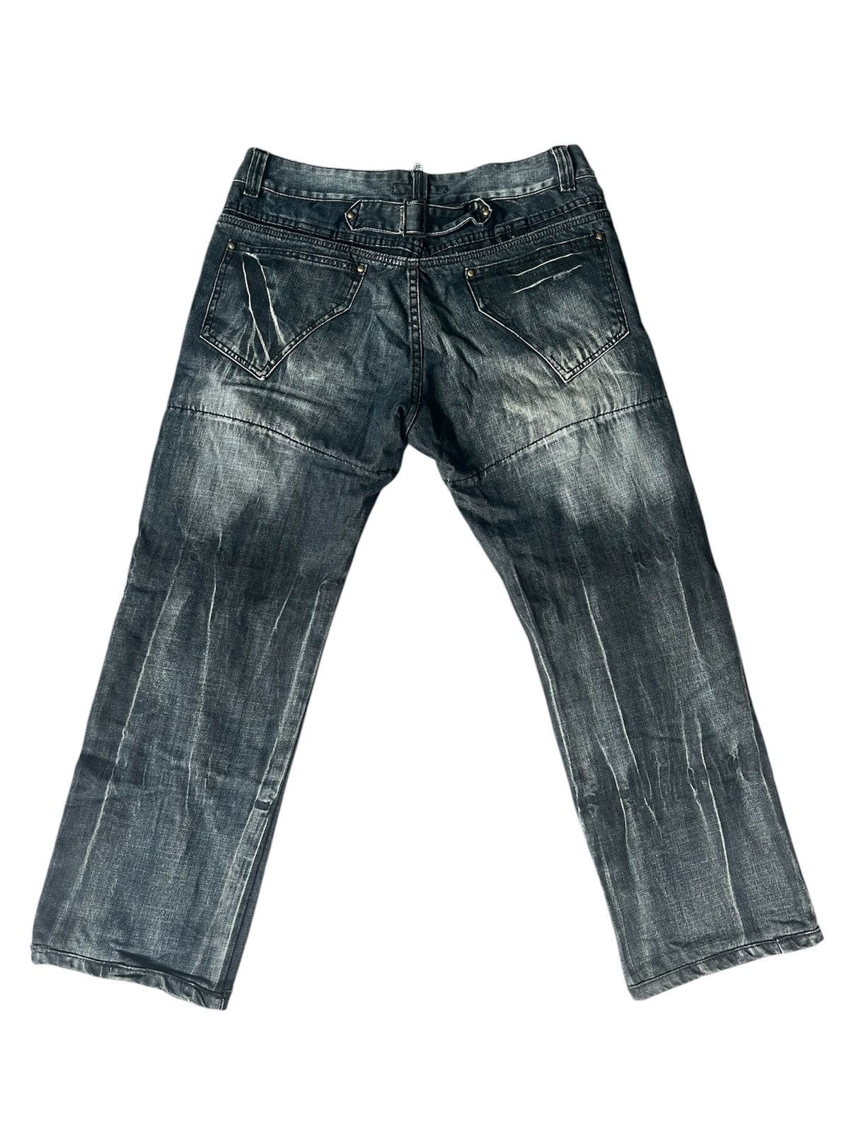 Kapital Rieton Studded distressed denim y2k style Size US 32 / EU 48 - 2 Thumbnail