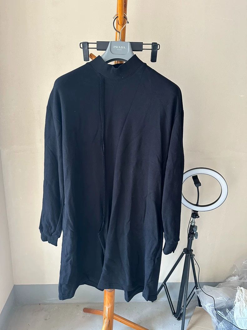 Yohji Yamamoto size Solid Comfort Long Sleeve Dress 2503