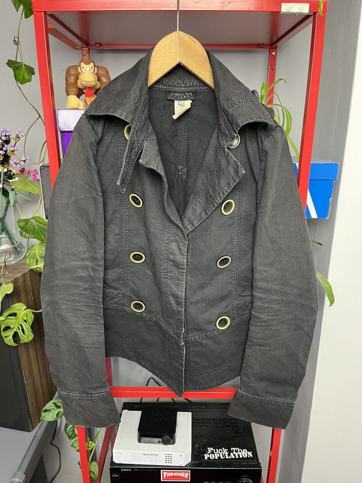 Designer × Patrizia Pepe Vintage y2k Patrizia Pepe Firenze avantgarde blazer jacket Size M / US 6-8 / IT 42-44 - 1 Thumbnail