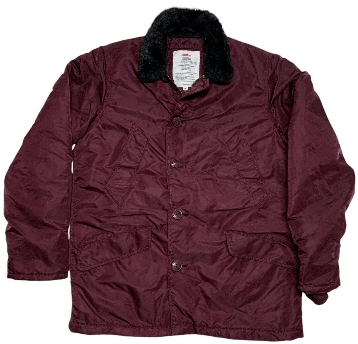 Supreme SUPREME BURGUNDY B-9 PARKA L Size US L / EU 52-54 / 3 - 3 Thumbnail