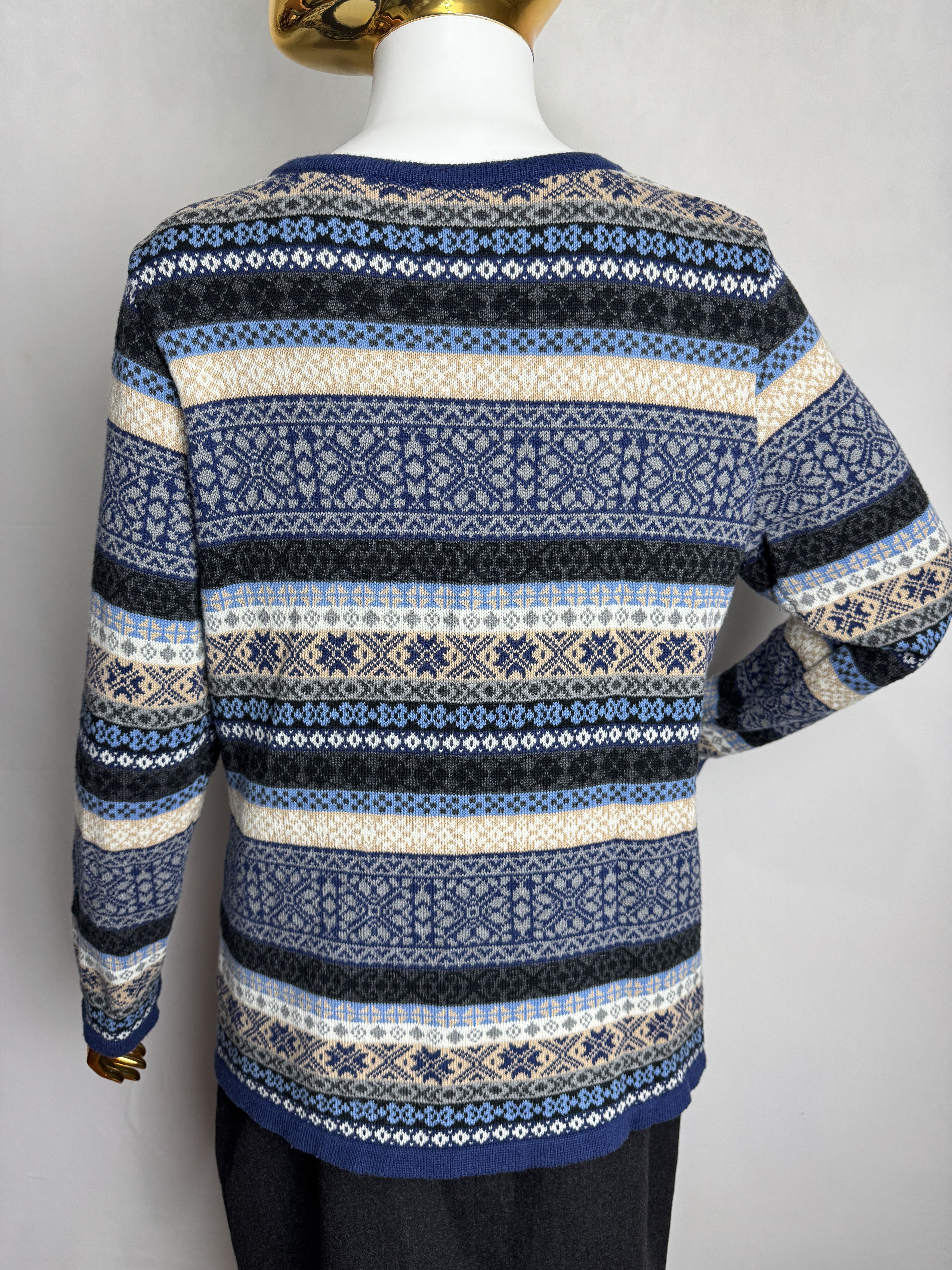 Other SKOVHUUS women’s Nordic pattern cardigan Size L / US 10 / IT 46 - 3 Thumbnail