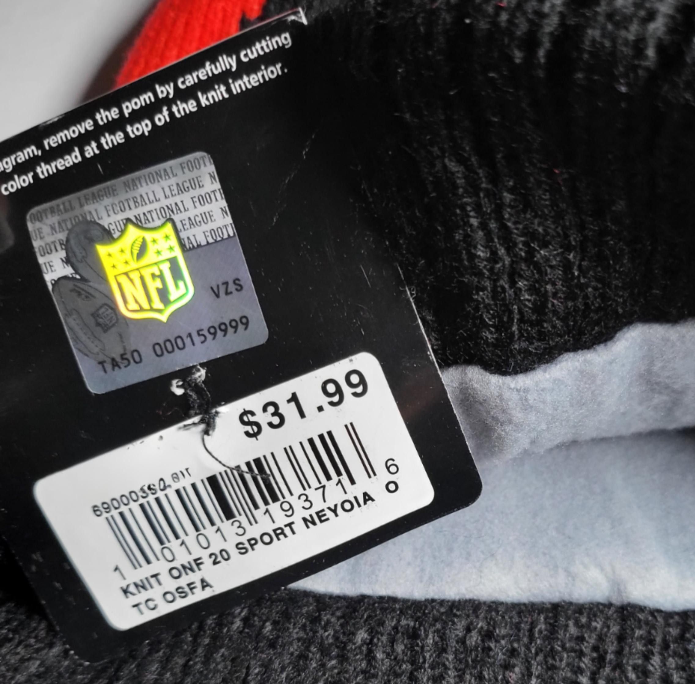 Other NWT Atlanta Falcons NFL Sports Knit Pom Beanie Fleece Lined Size ONE SIZE - 4 Thumbnail