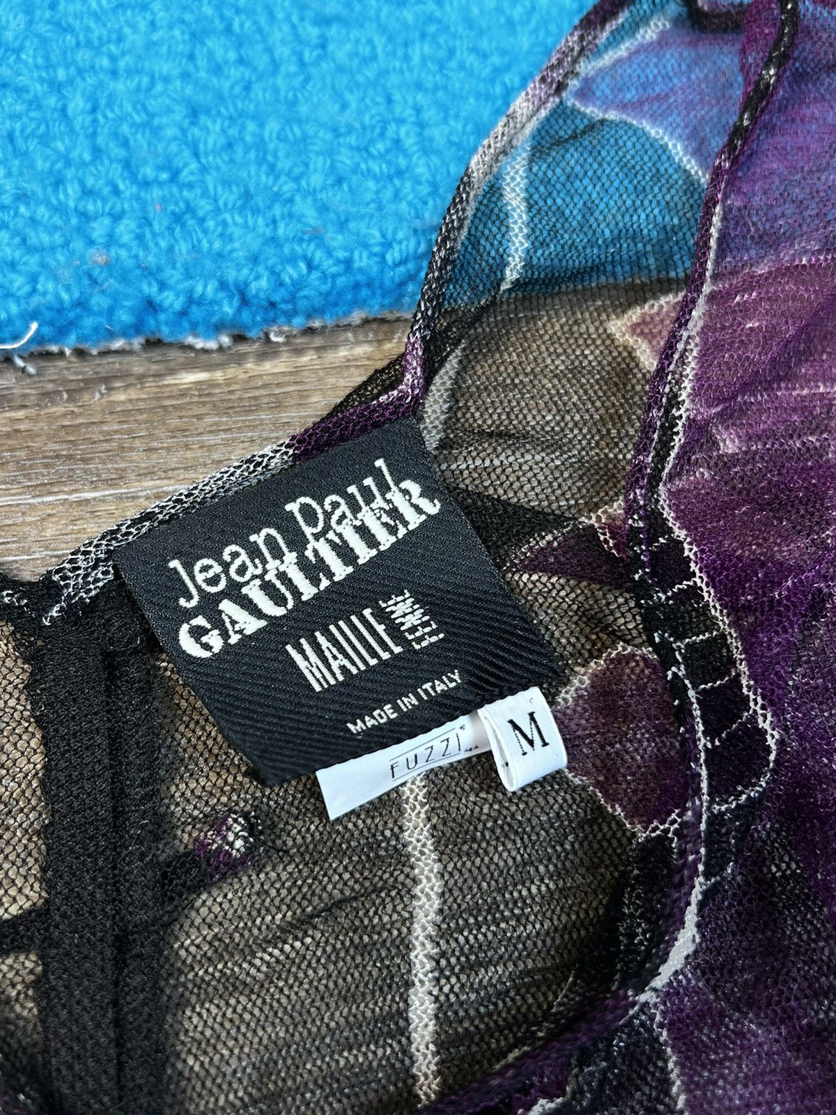 Jean Paul Gaultier Jean Paul Gaultier Multicolour Mesh Extra Long Sleeve Shirt Size M / US 6-8 / IT 42-44 - 15 Thumbnail