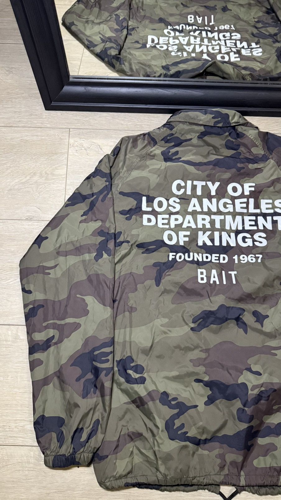 Bait Vintage / Y2K BAIT Department Coach Camo Jacket Size US L / EU 52-54 / 3 - 3 Thumbnail