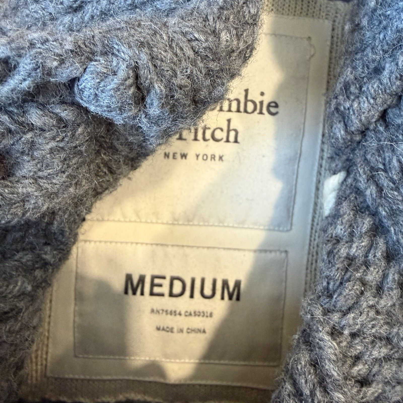 Abercrombie & Fitch Vintage Abercrombie & Fitch Sweater Medium Gray Fair Isle Size US M / EU 48-50 / 2 - 8 Thumbnail